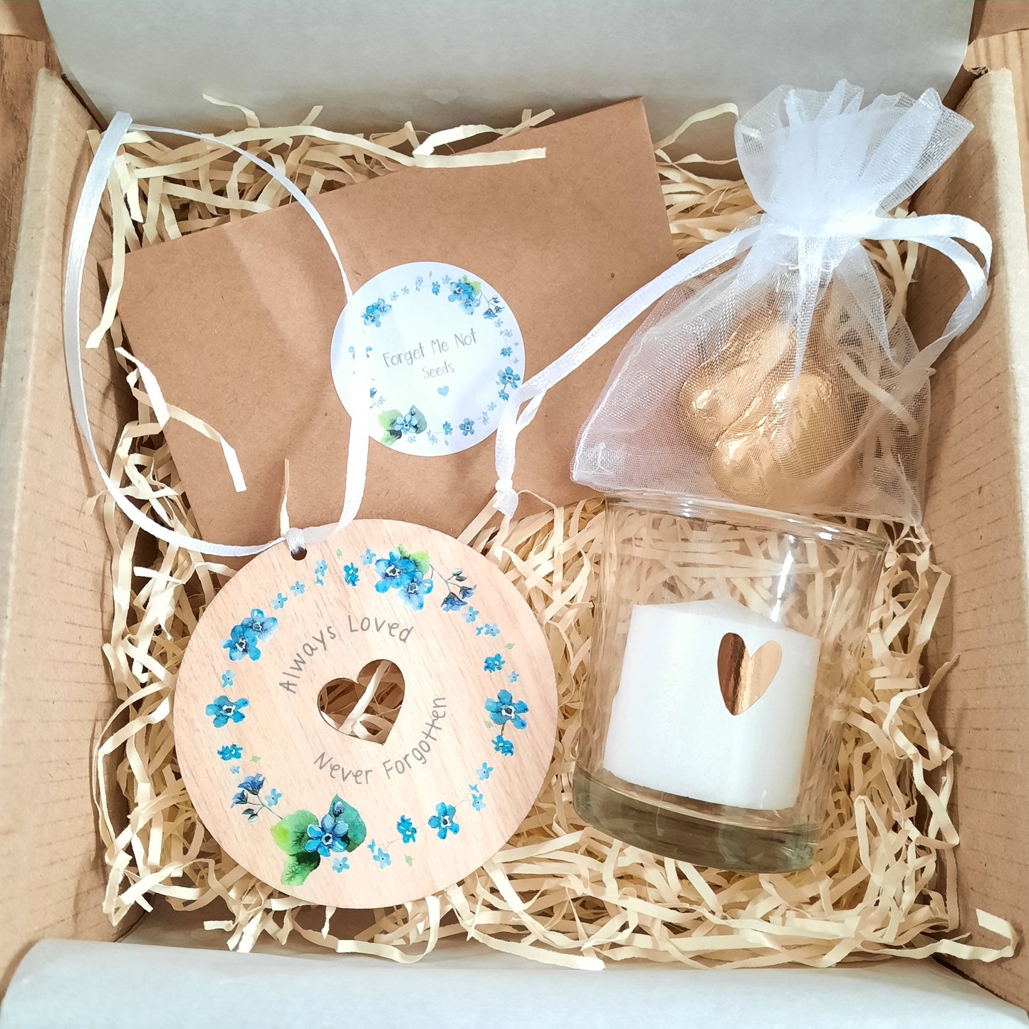 Bereavement Box / Comfort Box / Forget Me Not Bereavement Gift / Loss of loved one / Stillbirth / Miscarriage