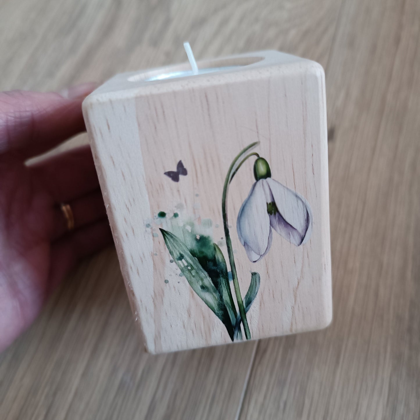 Little Snowdrop Candle / Babyloss / BLAW Candle / Miscarriage / Stillbirth / Snowdrop