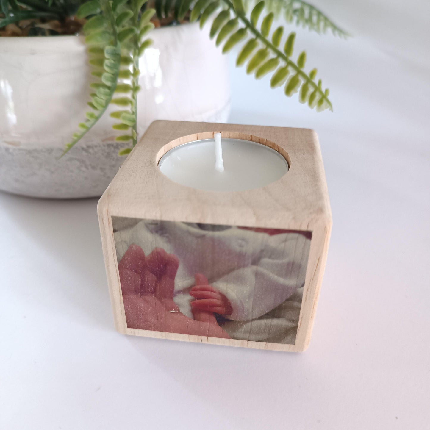 Personalised Photo Memorial Candle / Babyloss Awareness Week / Remembrance / BLAW / Personalised / Miscarriage / Stillbirth