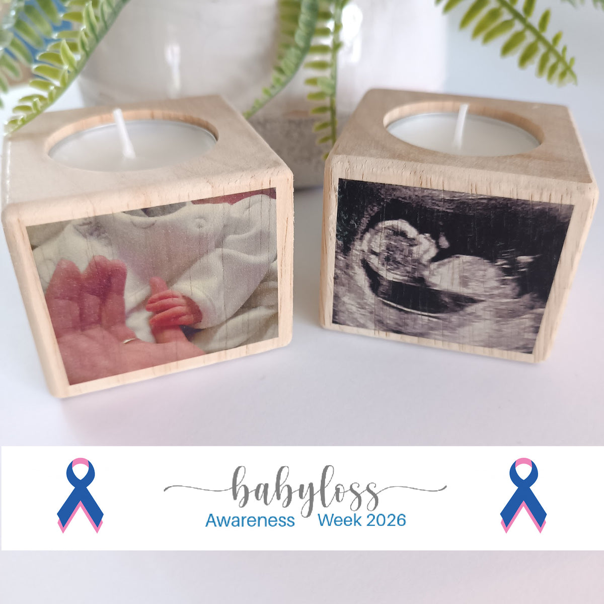 Personalised Photo Memorial Candle