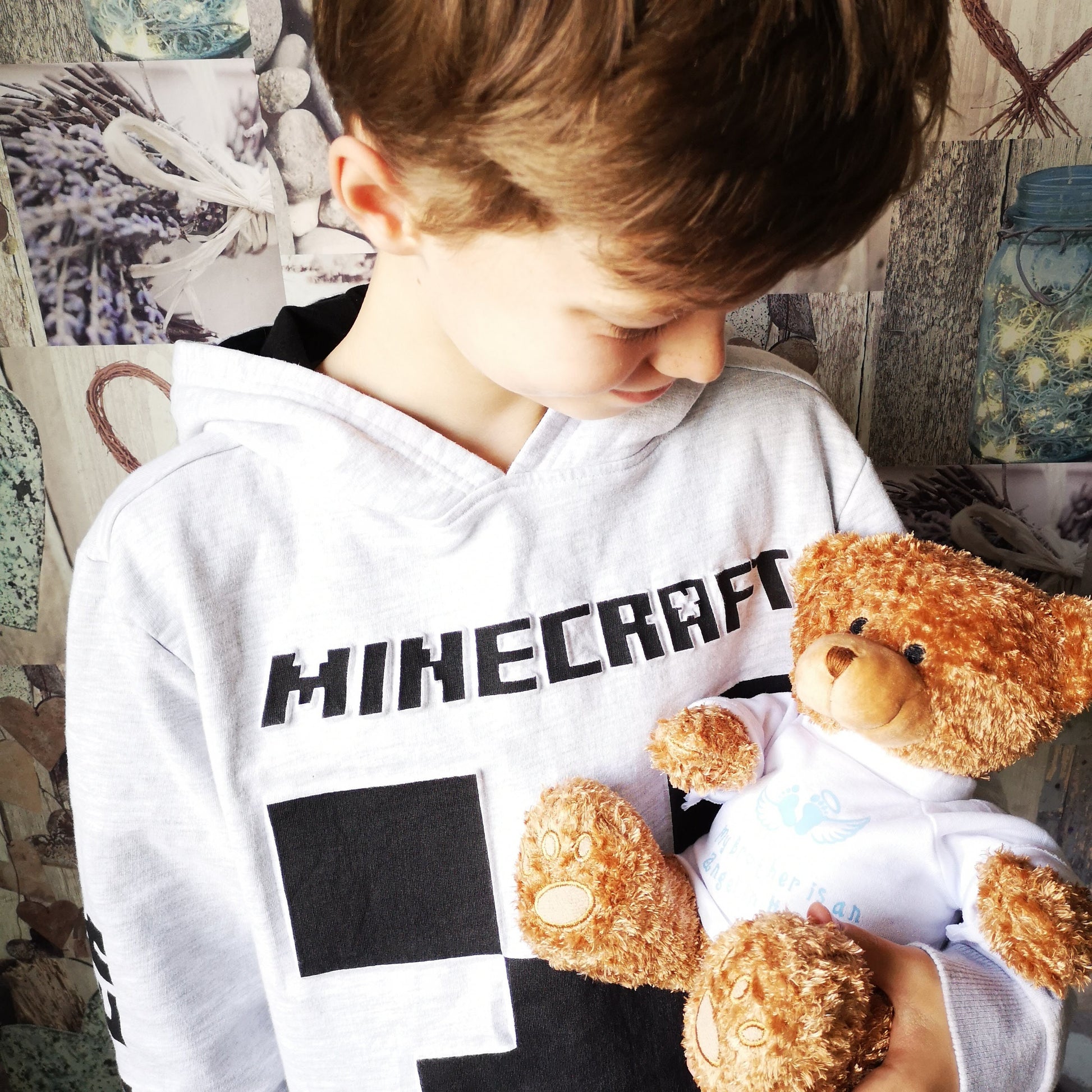 Personalised Memory Bear - Grandad / Nanny - Bereavement / Remembrance Gift