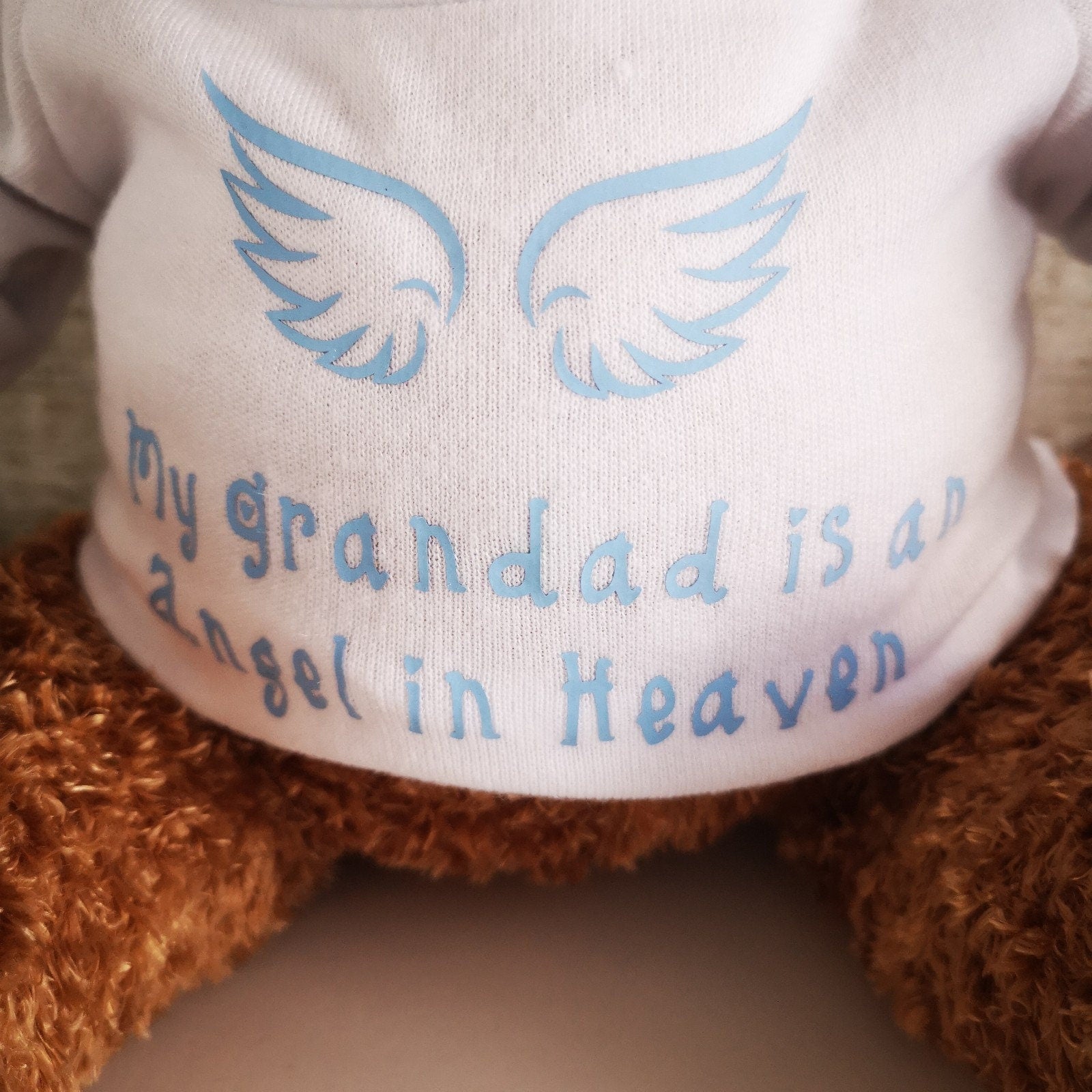Personalised Memory Bear - Grandad / Nanny - Bereavement / Remembrance Gift