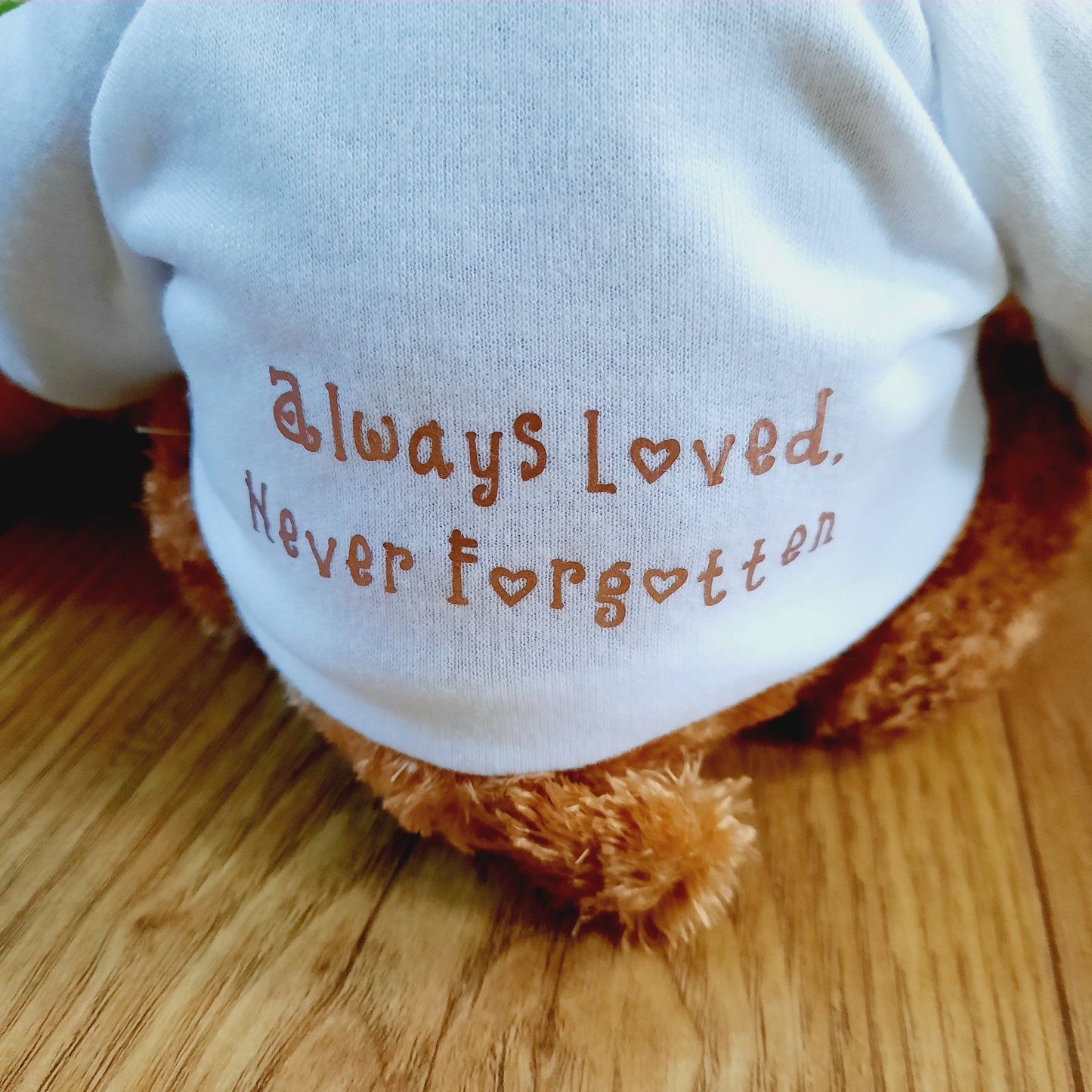 Mother's day gift - Personalised Angel Wings Memory Bear - Baby loss / Bereavement / Remembrance / Stillbirth