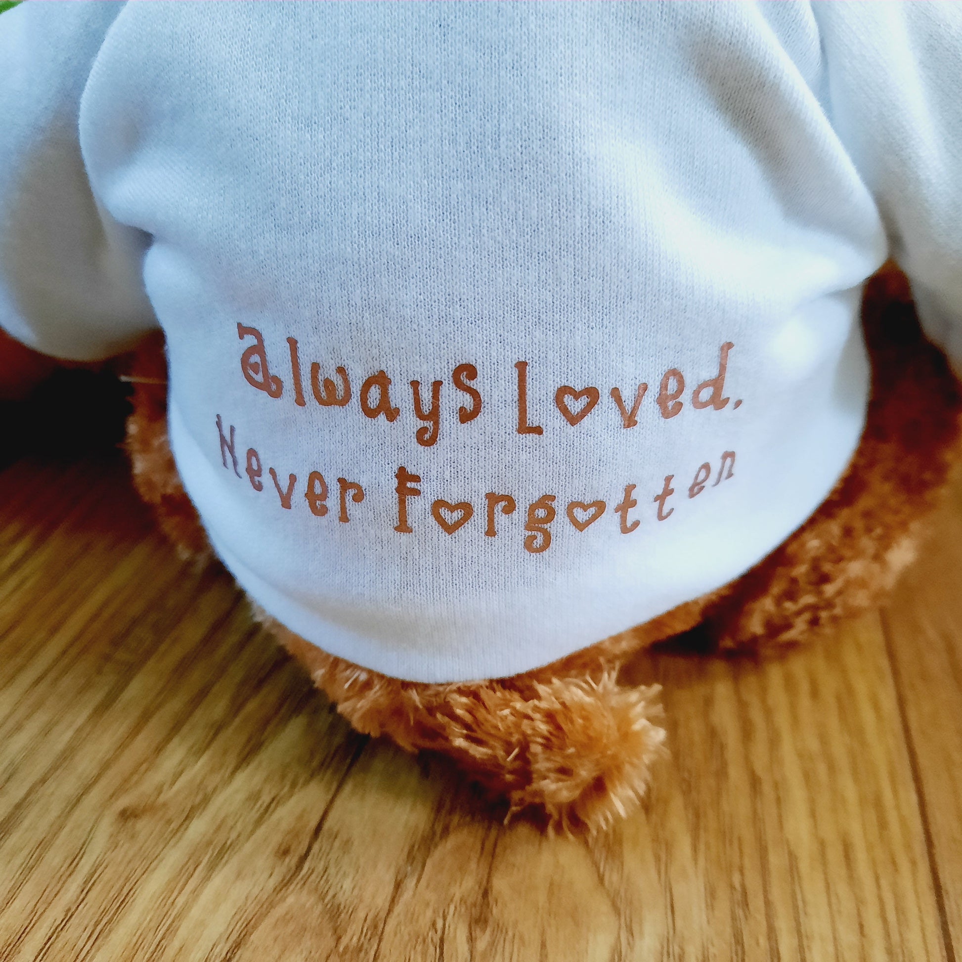 Mother's day gift - Personalised Angel Wings Memory Bear - Baby loss / Bereavement / Remembrance / Stillbirth