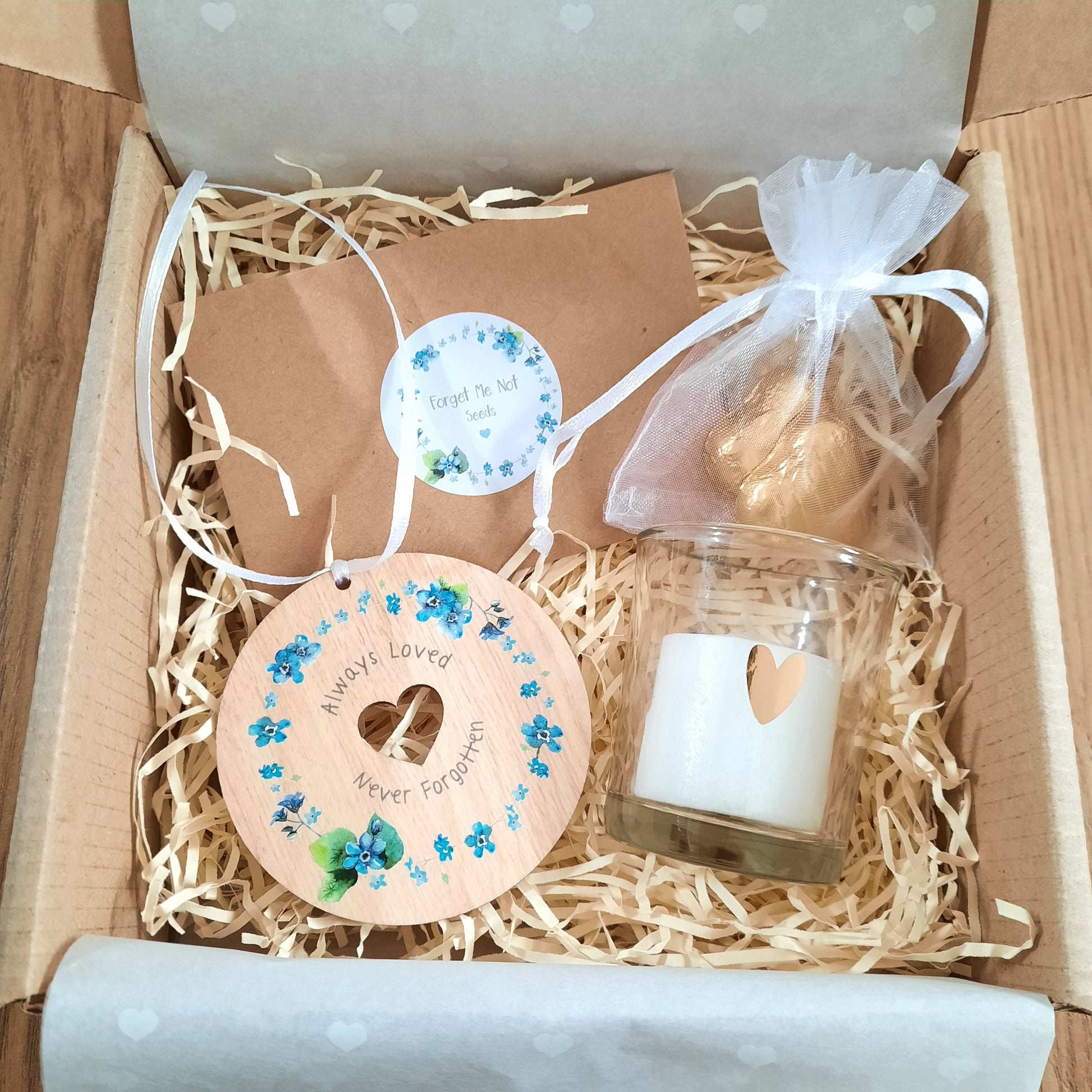 Bereavement Box / Comfort Box / Forget Me Not Bereavement Gift / Loss of loved one / Stillbirth / Miscarriage