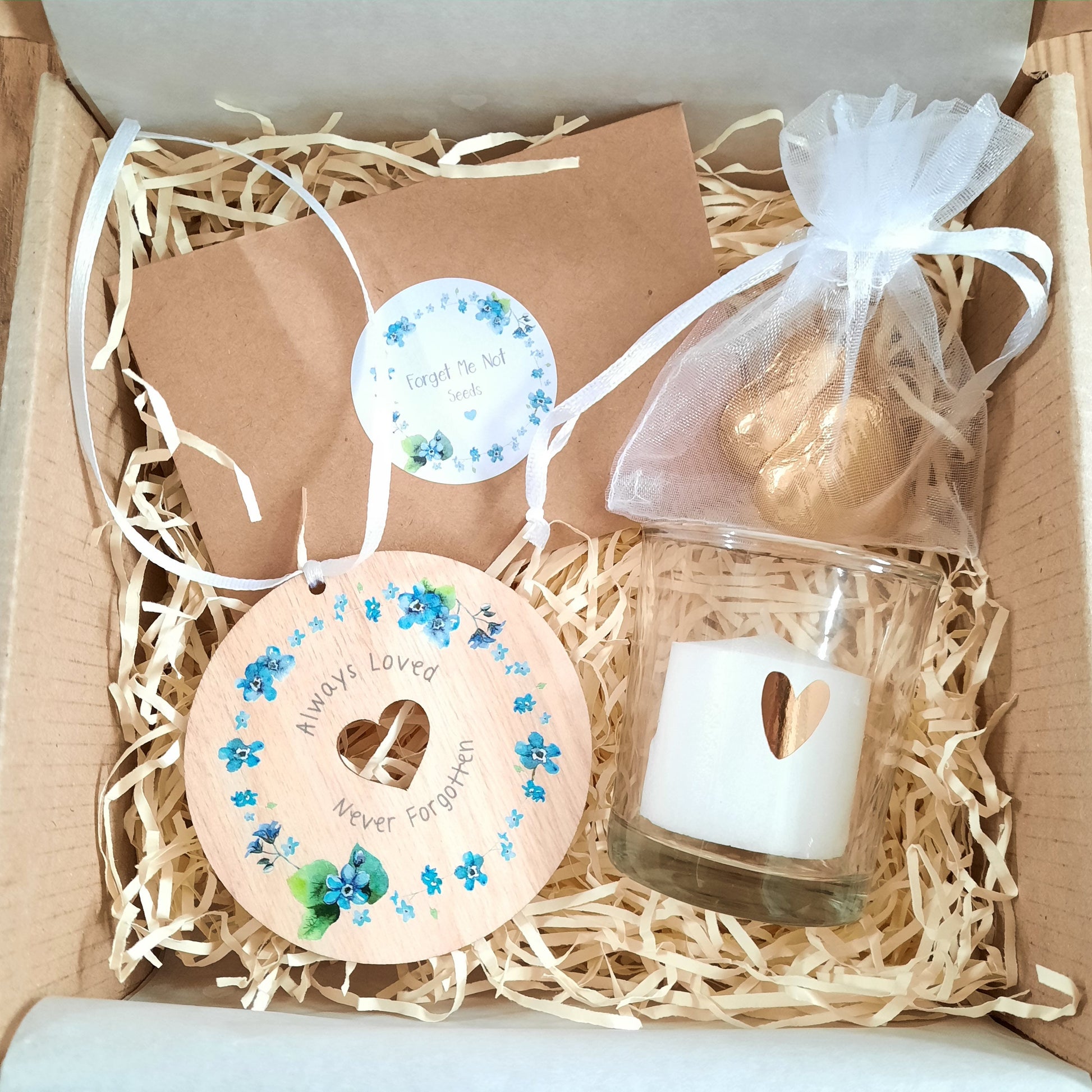 Bereavement Box / Comfort Box / Forget Me Not Bereavement Gift / Loss of loved one / Stillbirth / Miscarriage