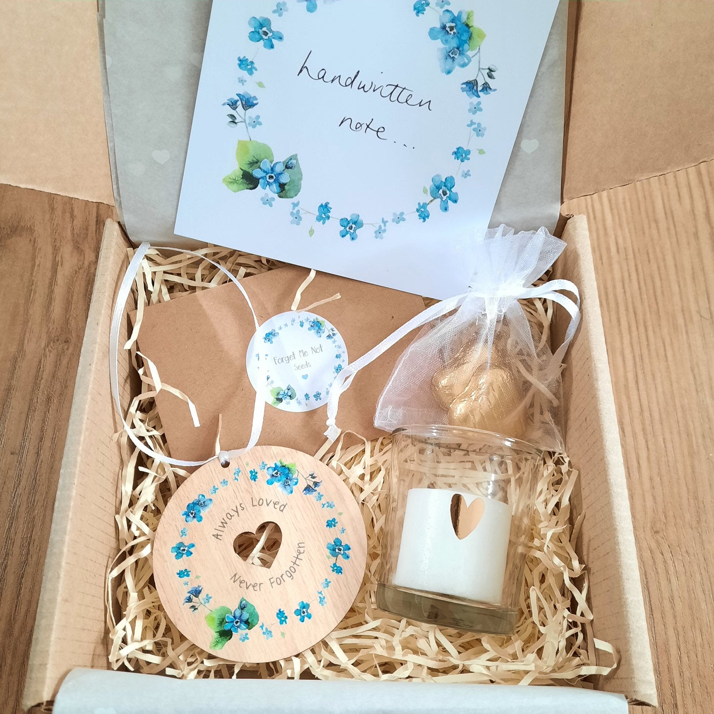 Bereavement Box / Comfort Box / Forget Me Not Bereavement Gift / Loss of loved one / Stillbirth / Miscarriage