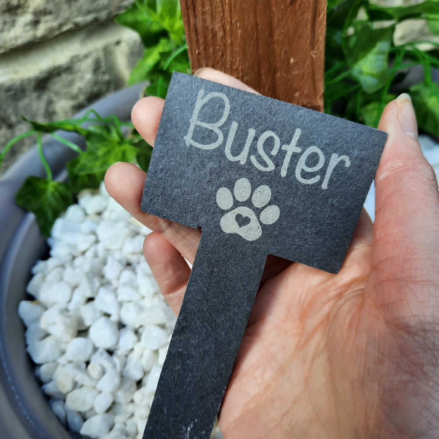 Pet Memorial GRAVE MARKER / Pet loss / Memorial Plaque / Loss of Dog / Pet Bereavement Gift