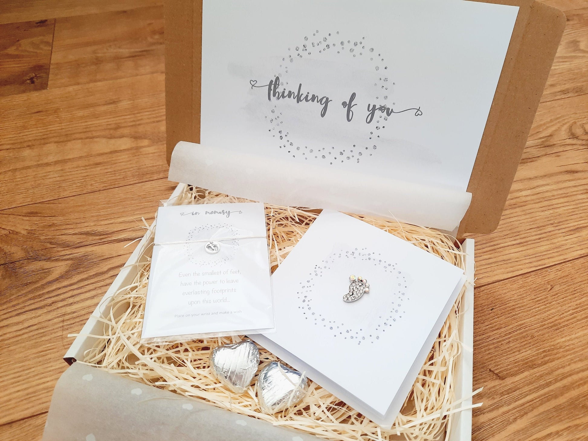Miscarriage Gift Comfort Box / Babyloss / Bereavement Box / Miscarriage / Hug in a box / Wish Bracelet / Thinking of you