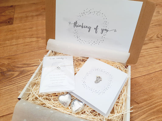 Miscarriage Gift Comfort Box / Babyloss / Bereavement Box / Miscarriage / Hug in a box / Wish Bracelet / Thinking of you