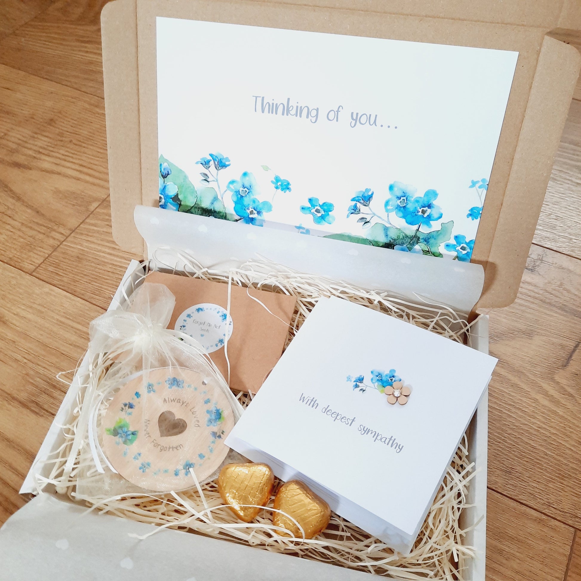 Forget Me Not Comfort Box / Bereavement Box / Miscarriage / Babyloss / Hug in a box / Letter Box Gift / Thinking of you