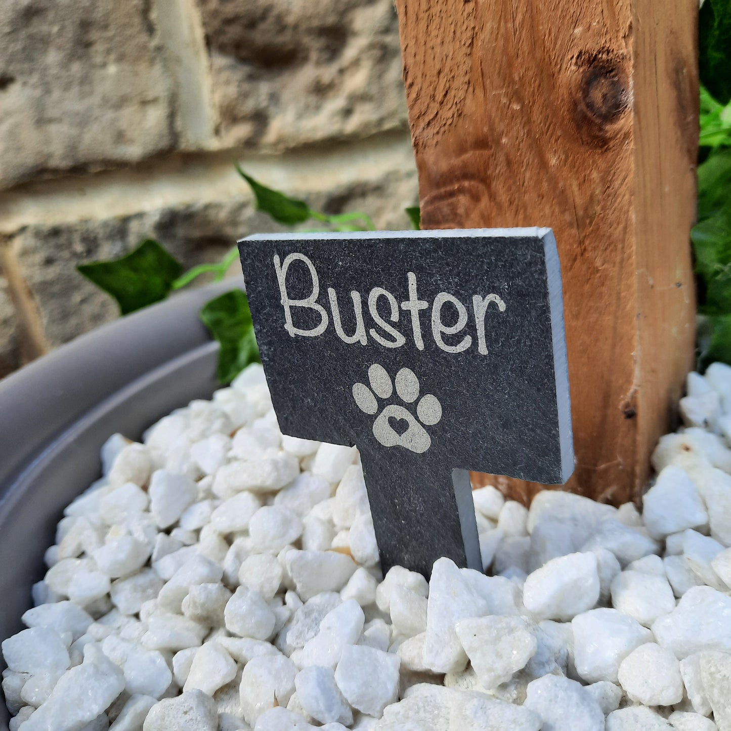 Pet Memorial GRAVE MARKER / Pet loss / Memorial Plaque / Loss of Dog / Pet Bereavement Gift