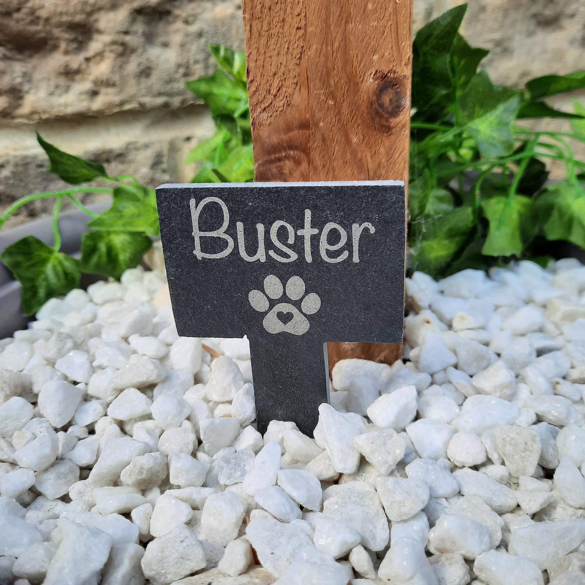 Pet Memorial GRAVE MARKER / Pet loss / Memorial Plaque / Loss of Dog / Pet Bereavement Gift