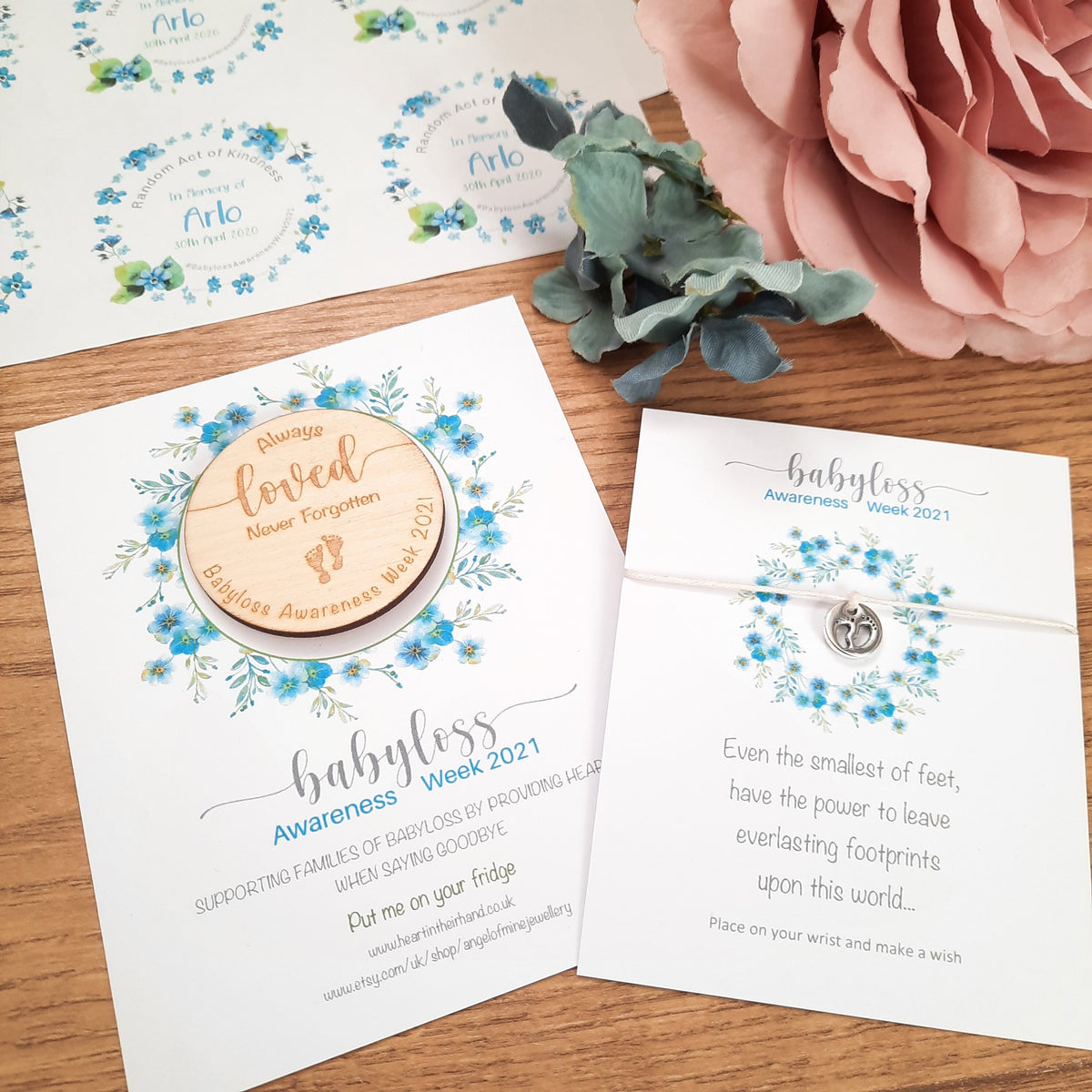 Random Acts of Kindness Stickers | Babyloss Keepsakes | Awareness Gift | BLAW2025 | Babyloss Gift | Miscarriage token