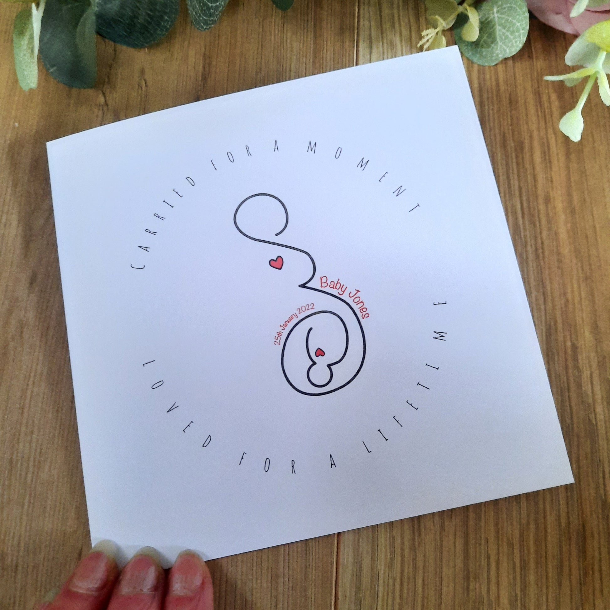 Miscarriage Candle - Personalised / Miscarriage / Stillbirth / Baby Loss