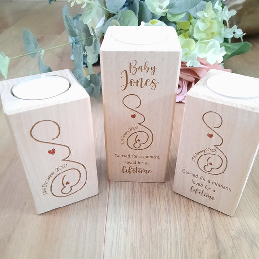 Miscarriage Candle - Personalised / Miscarriage / Stillbirth / Baby Loss