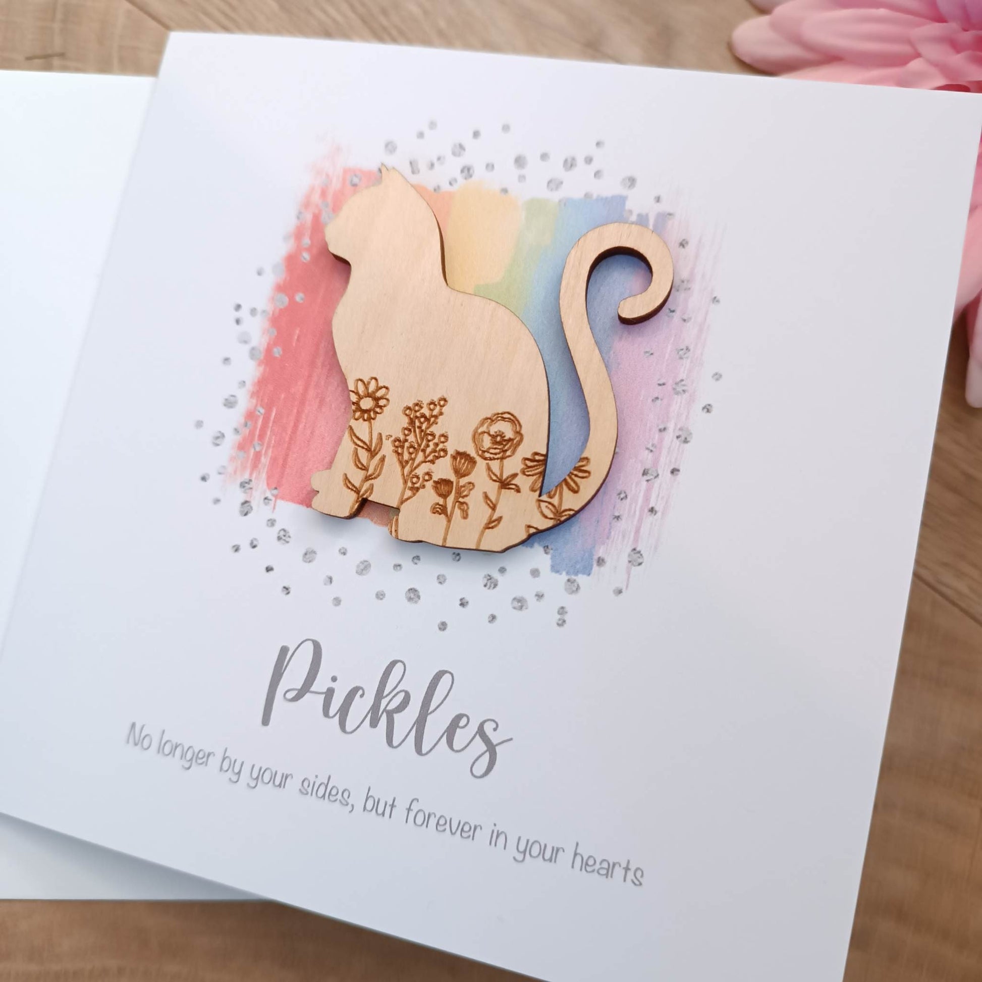 Cat Loss Card - Sympathy / Pet Loss / Rainbow Bridge