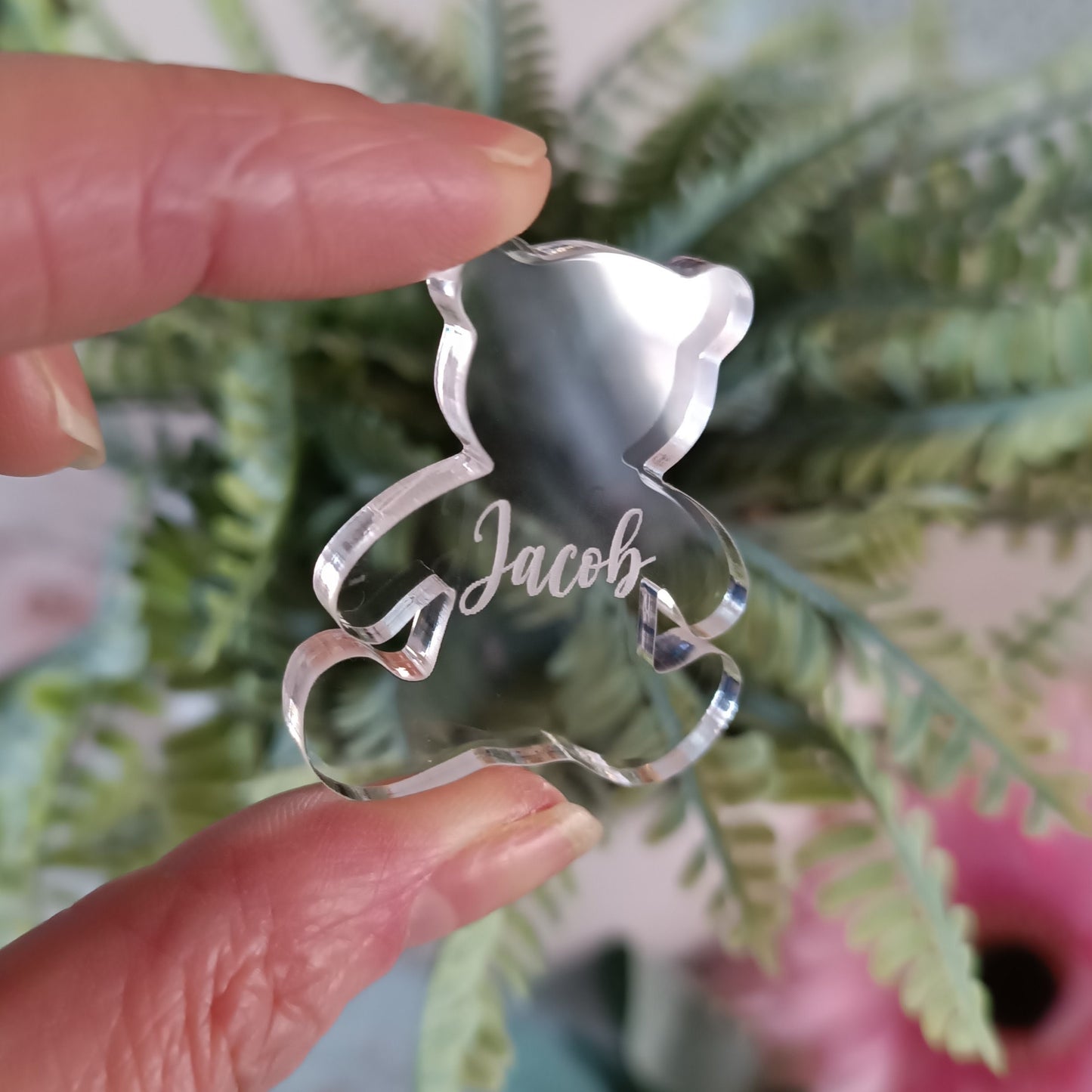 Funeral Memorial Favours / Teddy Funeral Tokens / Personalised Bereavement Keepsake / Wooden Teddies