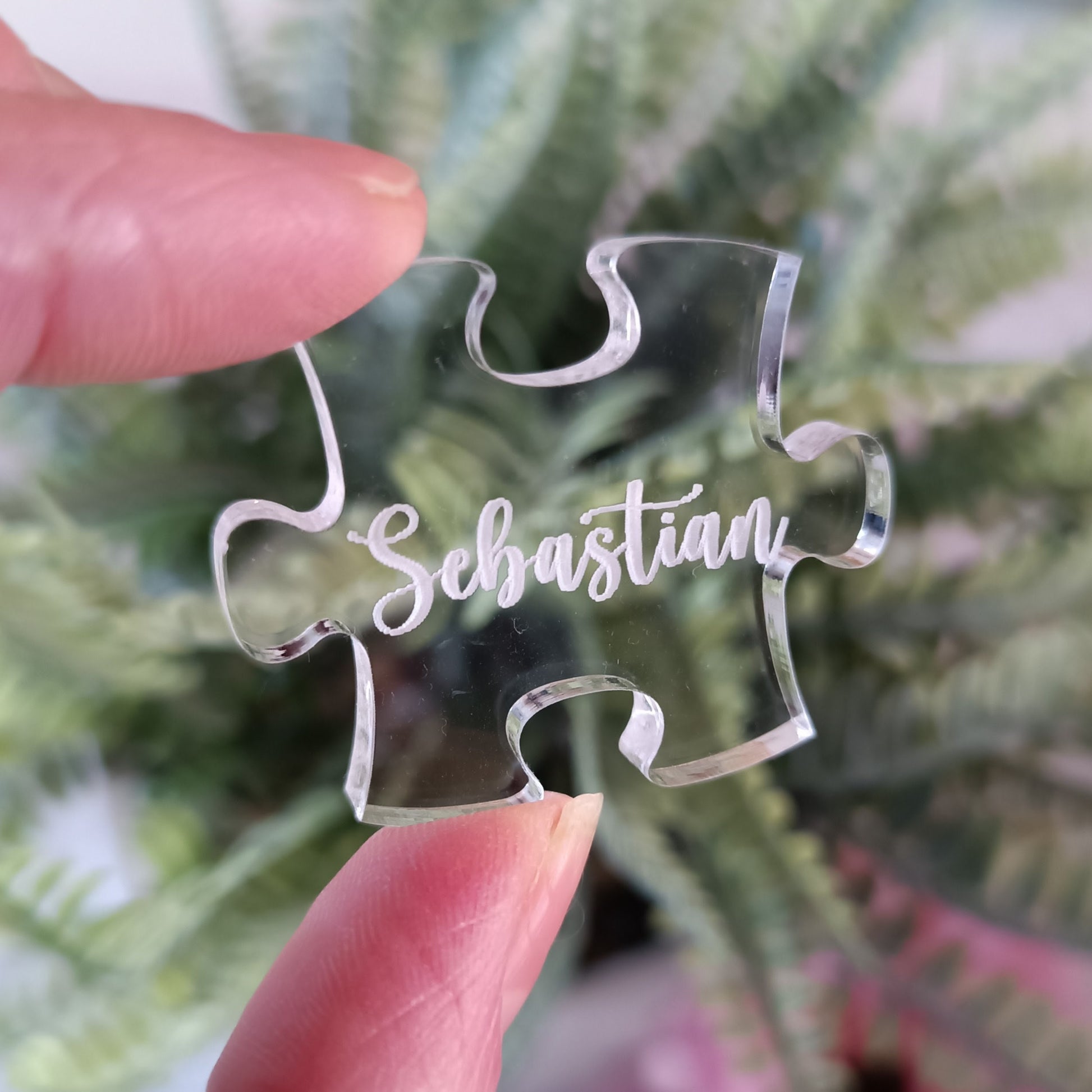 Funeral Favours / In Memory / Jigsaw Funeral Tokens / Personalised Bereavement Keepsake / Wooden Jigsaw / Memorial Gift