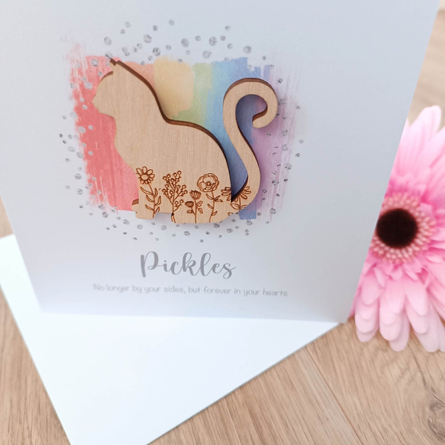 Cat Loss Card - Sympathy / Pet Loss / Rainbow Bridge