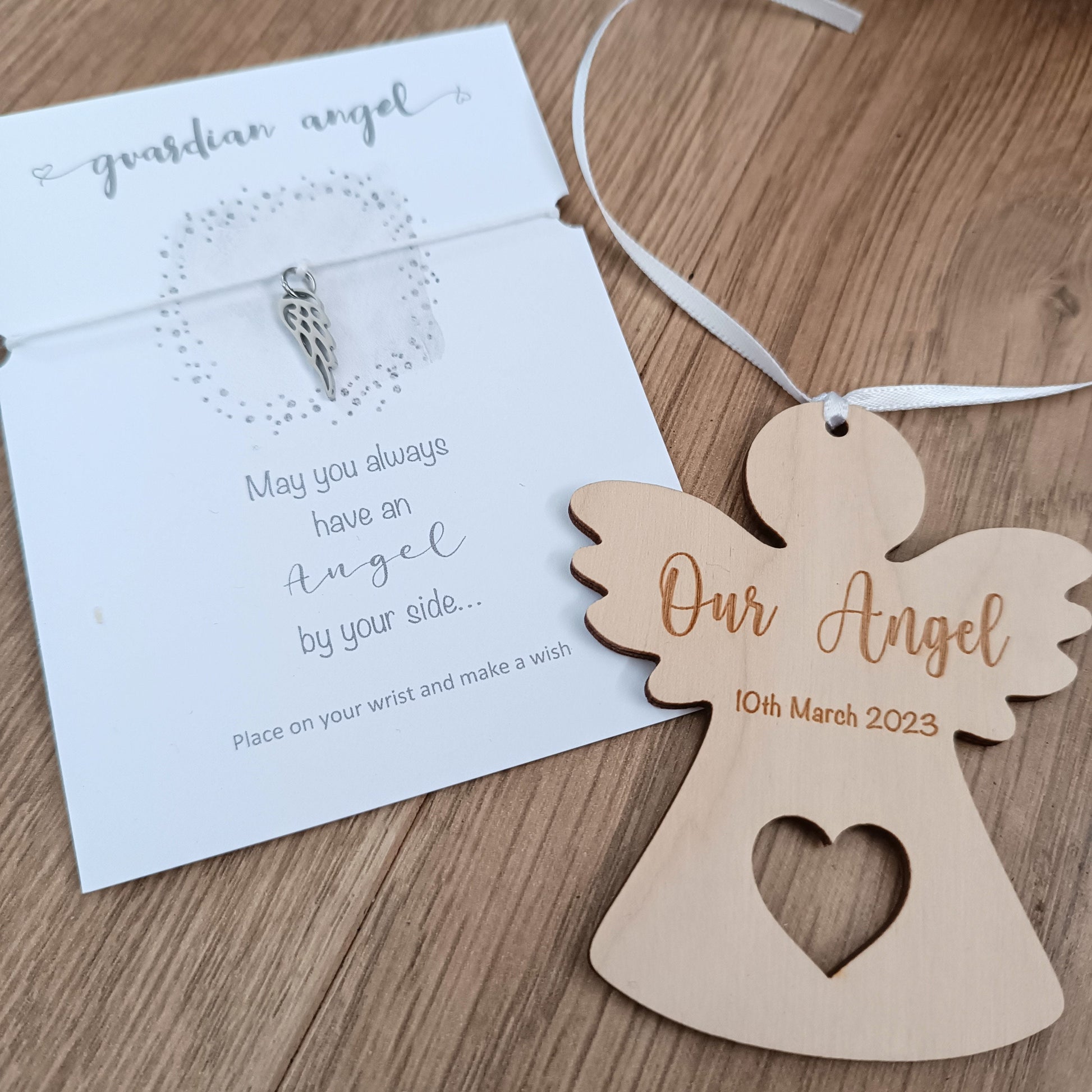 Angel Babyloss Comfort Box / Baby Loss Candle / Miscarriage Gift / Bereavement Box / Hug in a box / Wish Bracelet / Thinking of you