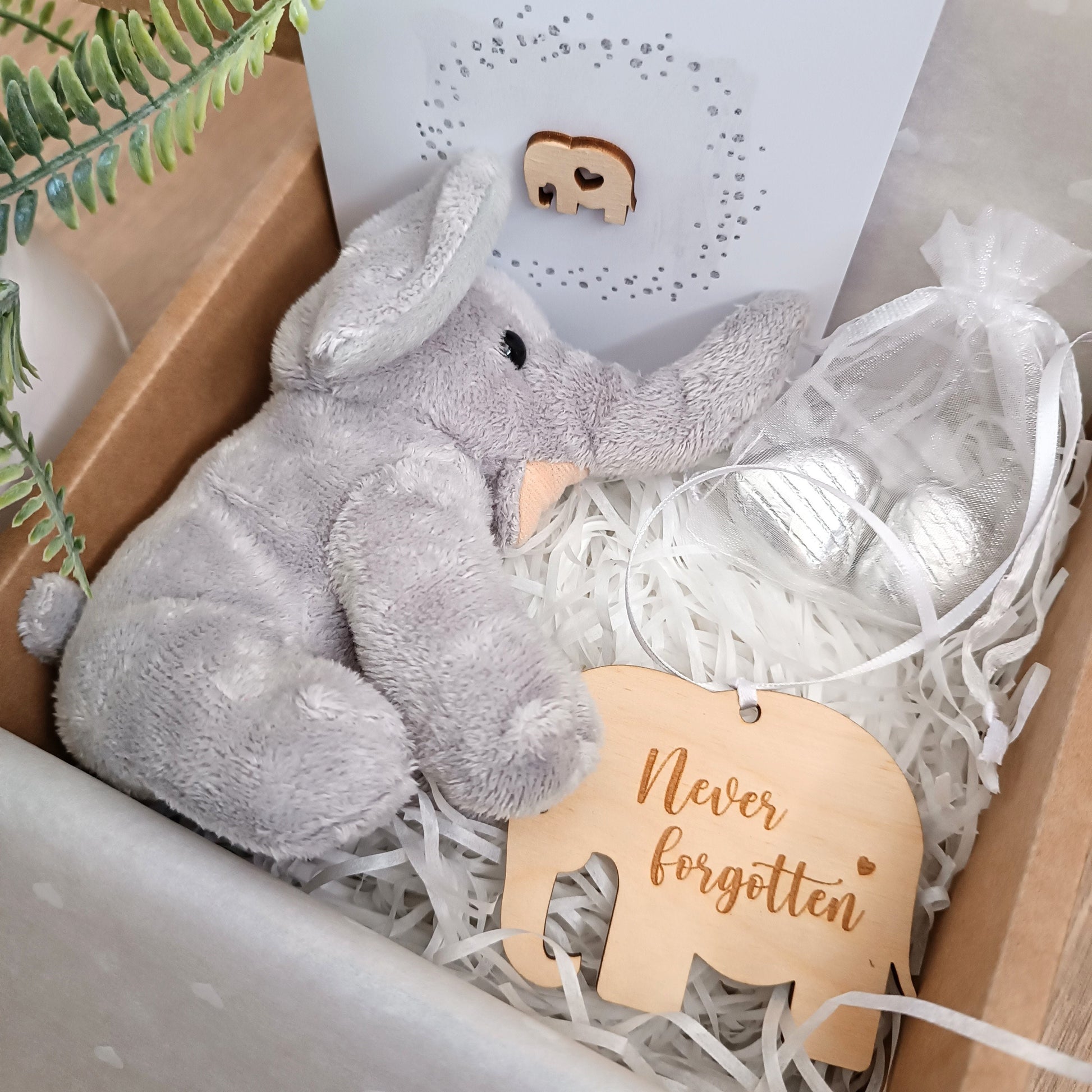 Elephant Comfort Box / Baby Loss Box / Miscarriage Gift / Bereavement Box / Hug in a box / Elephants Never Forget / Thinking of you