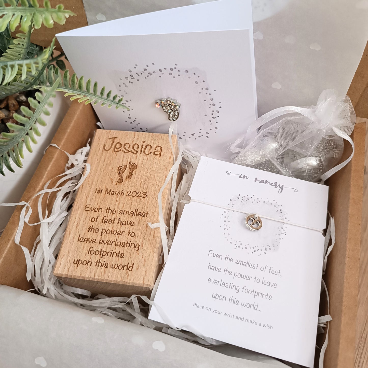 Miscarriage Babyloss Comfort Box / Baby Loss Candle / Bereavement Box / Hug in a box / Wish Bracelet / Thinking of you