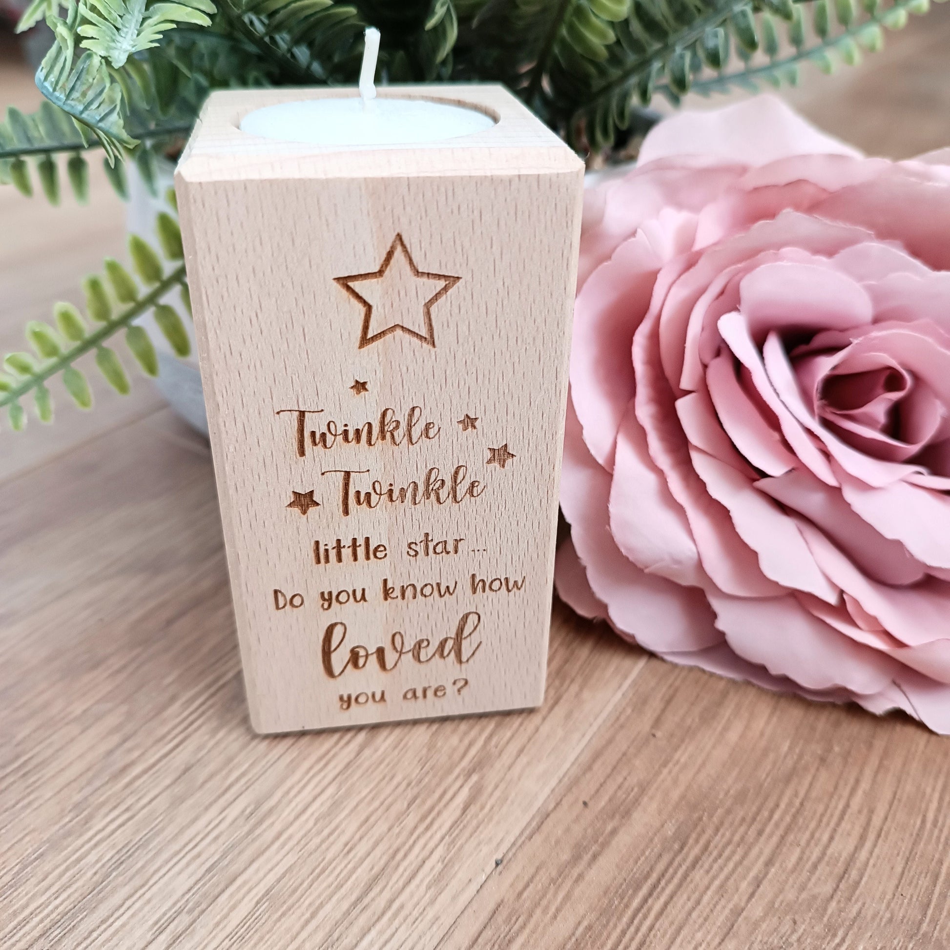 Twinkle Twinkle Memorial Gift Set - Personalised Candle / Miscarriage / Stillbirth / Babyloss