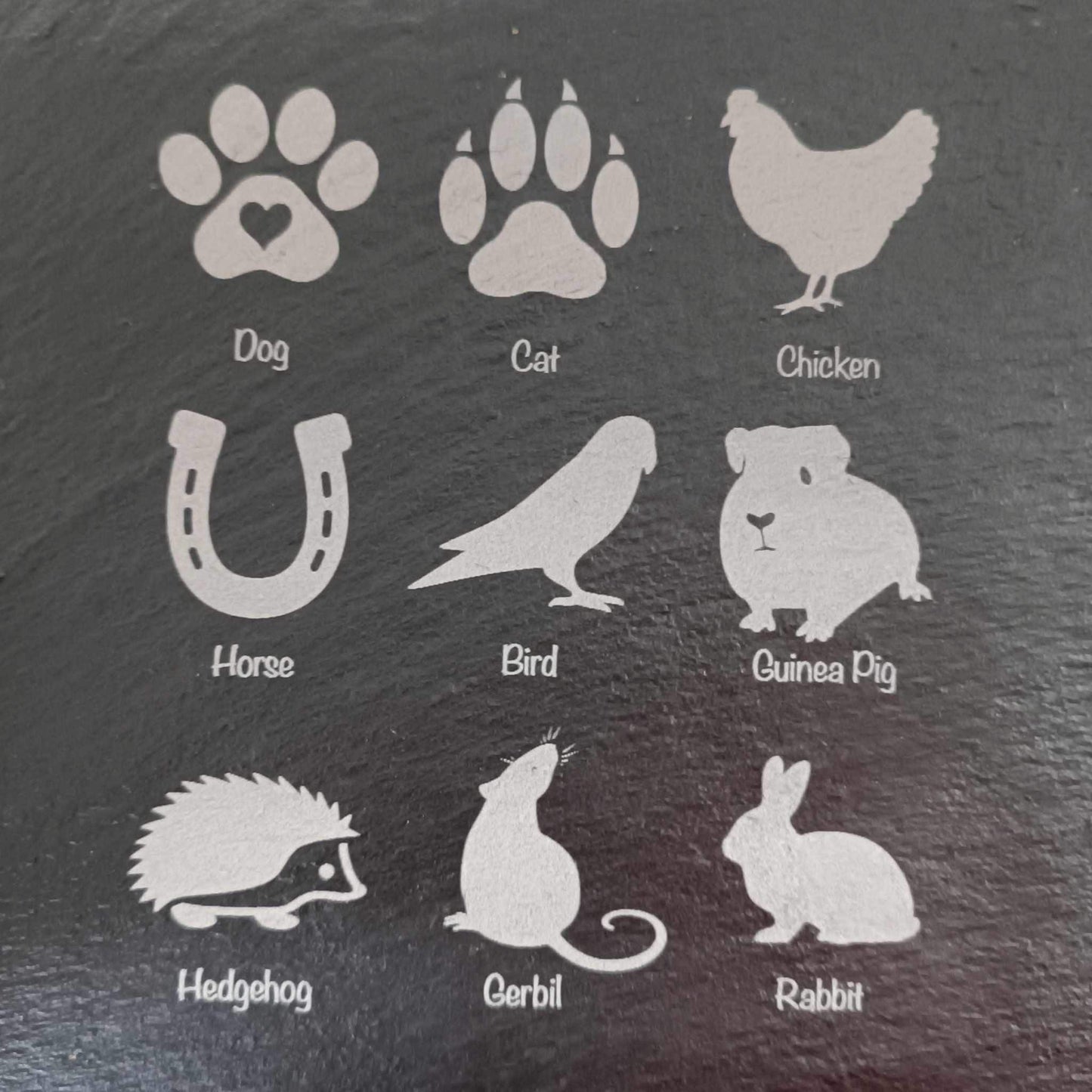 Pet Memorial Garden Slate and Hook / Pet loss / Memorial Plaque / Loss of Dog / Pet Bereavement Gift / Garden Memorial