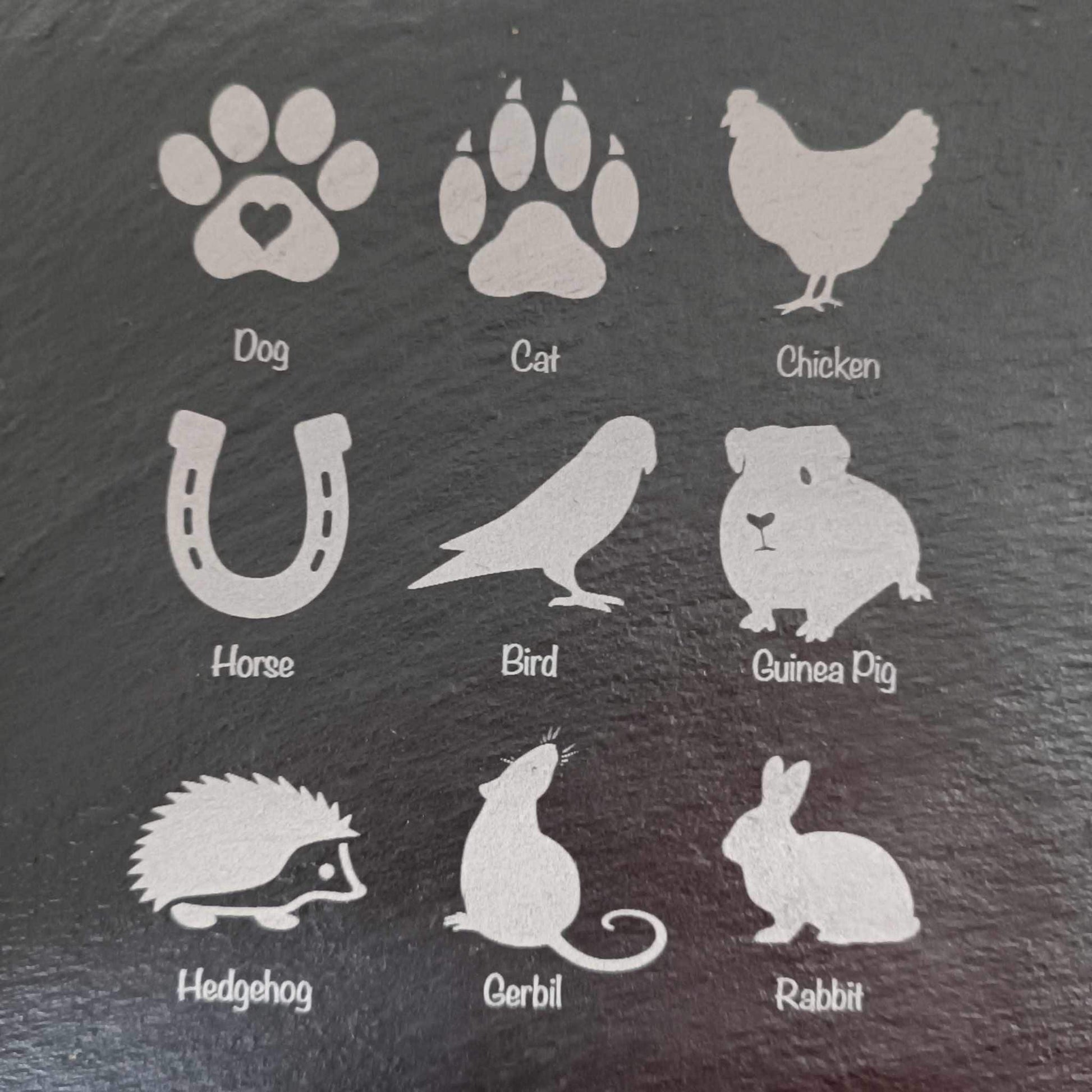 Pet Memorial Garden Slate and Hook / Pet loss / Memorial Plaque / Loss of Dog / Pet Bereavement Gift / Garden Memorial