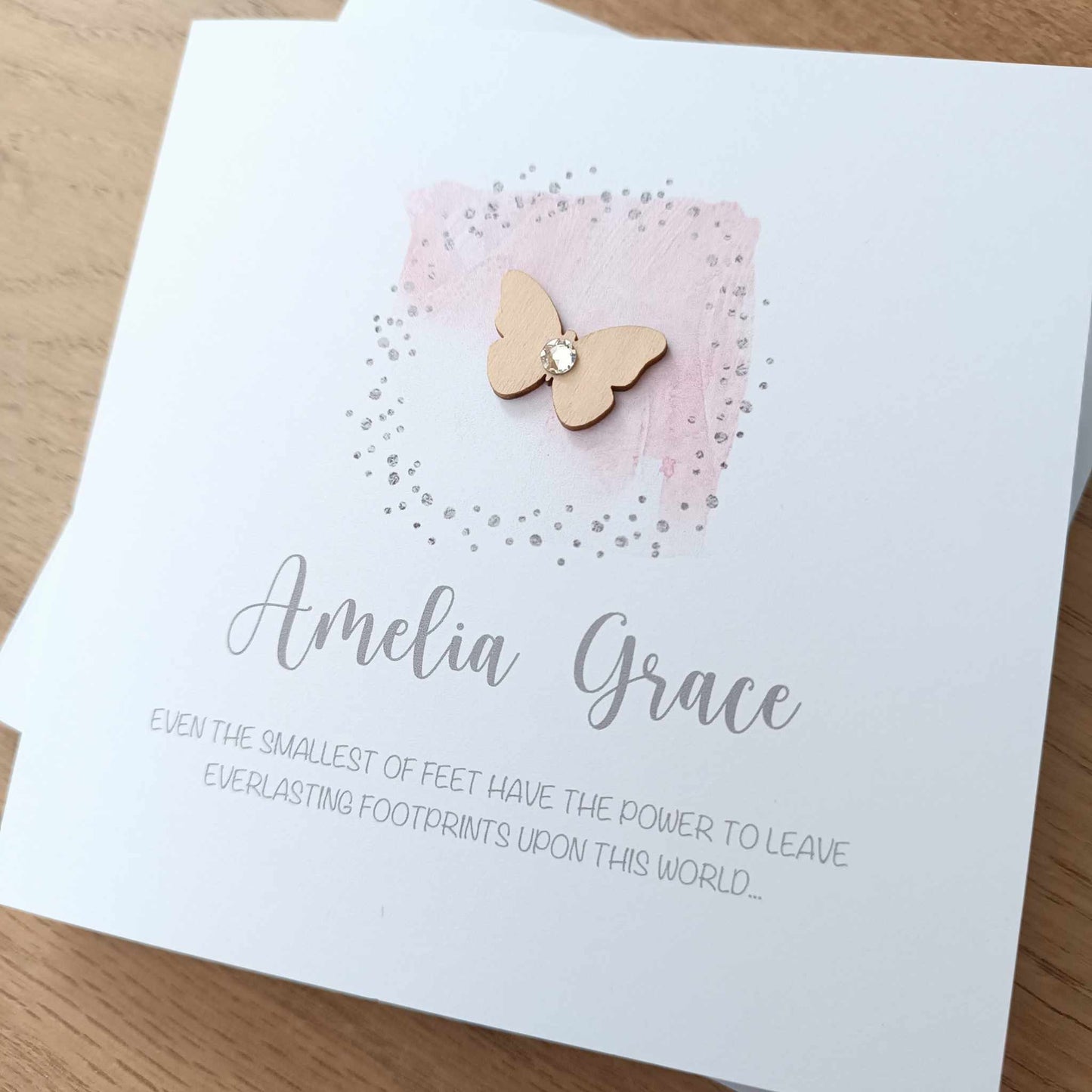 Sympathy Card - Butterfly / Loss of Loved One / Baby Loss / Stillbirth / Miscarriage Card