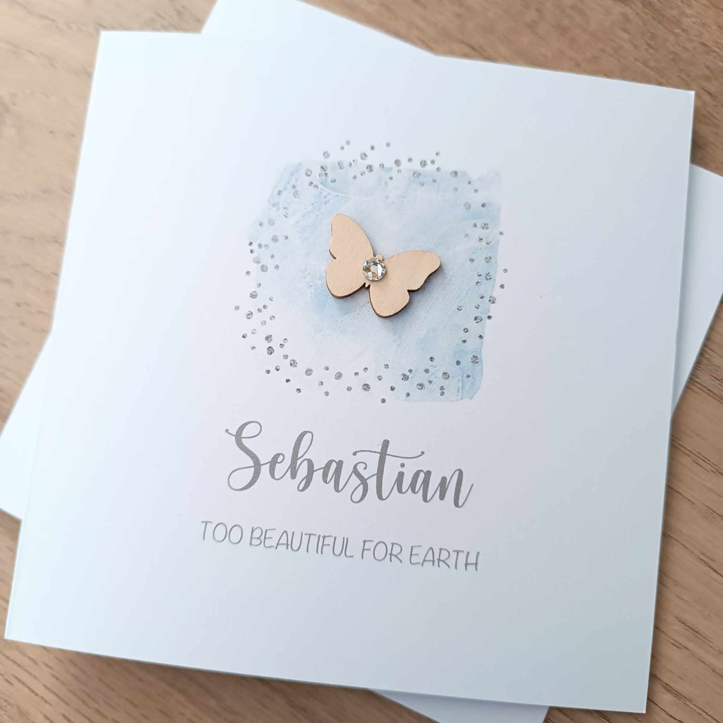 Sympathy Card - Butterfly / Loss of Loved One / Baby Loss / Stillbirth / Miscarriage Card
