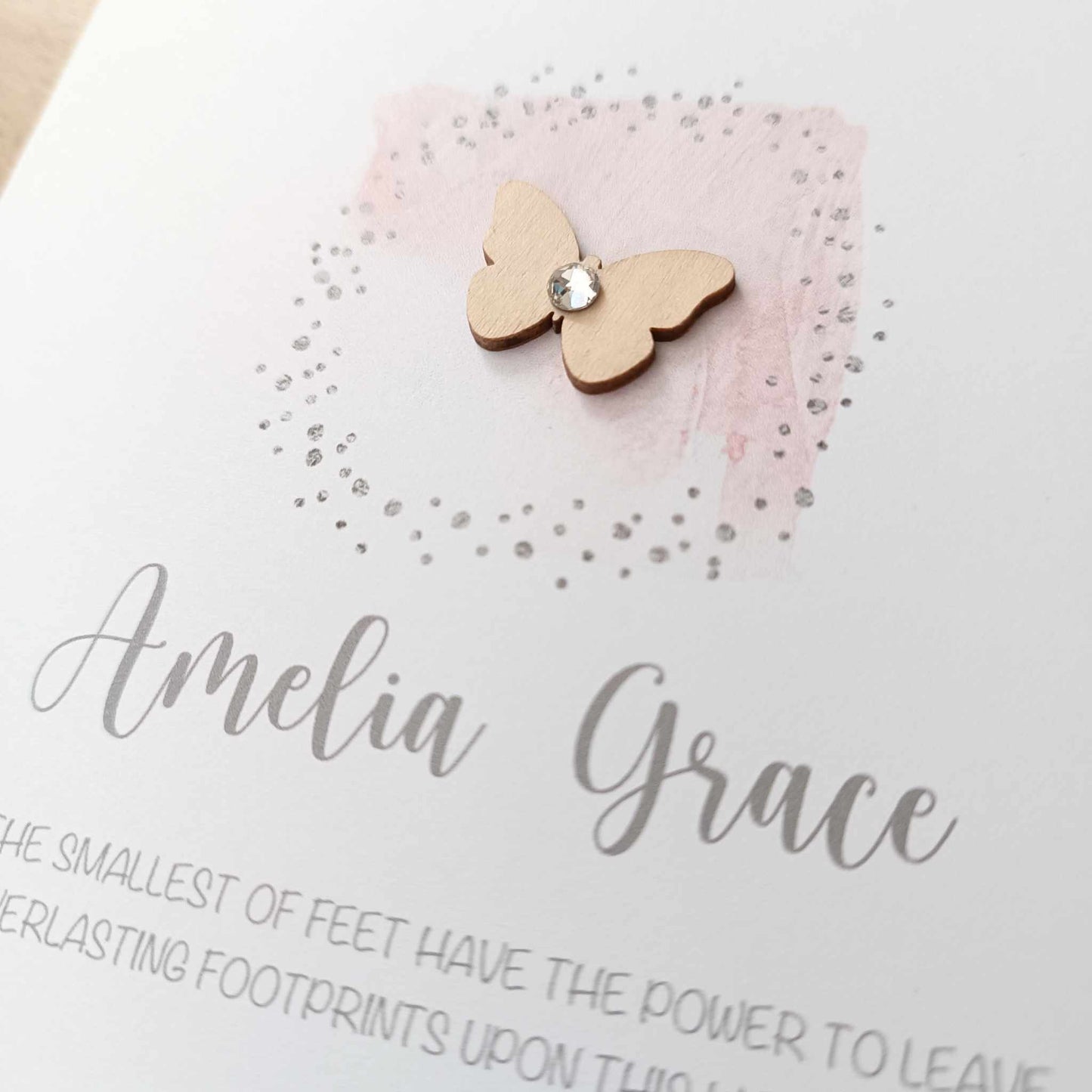 Sympathy Card - Butterfly / Loss of Loved One / Baby Loss / Stillbirth / Miscarriage Card