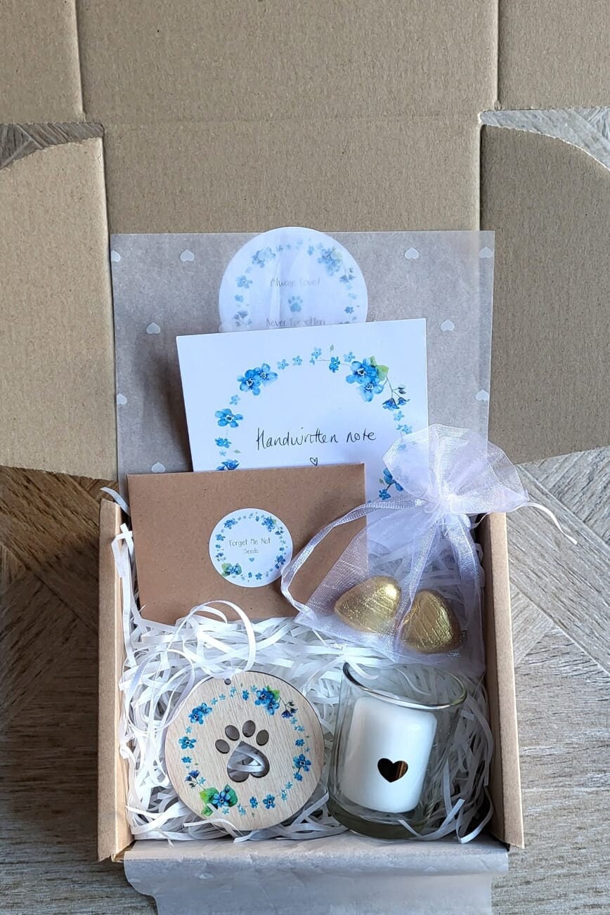 Pet Bereavement Box / Comfort Box / Forget Me Not Bereavement Gift / Loss of Pet