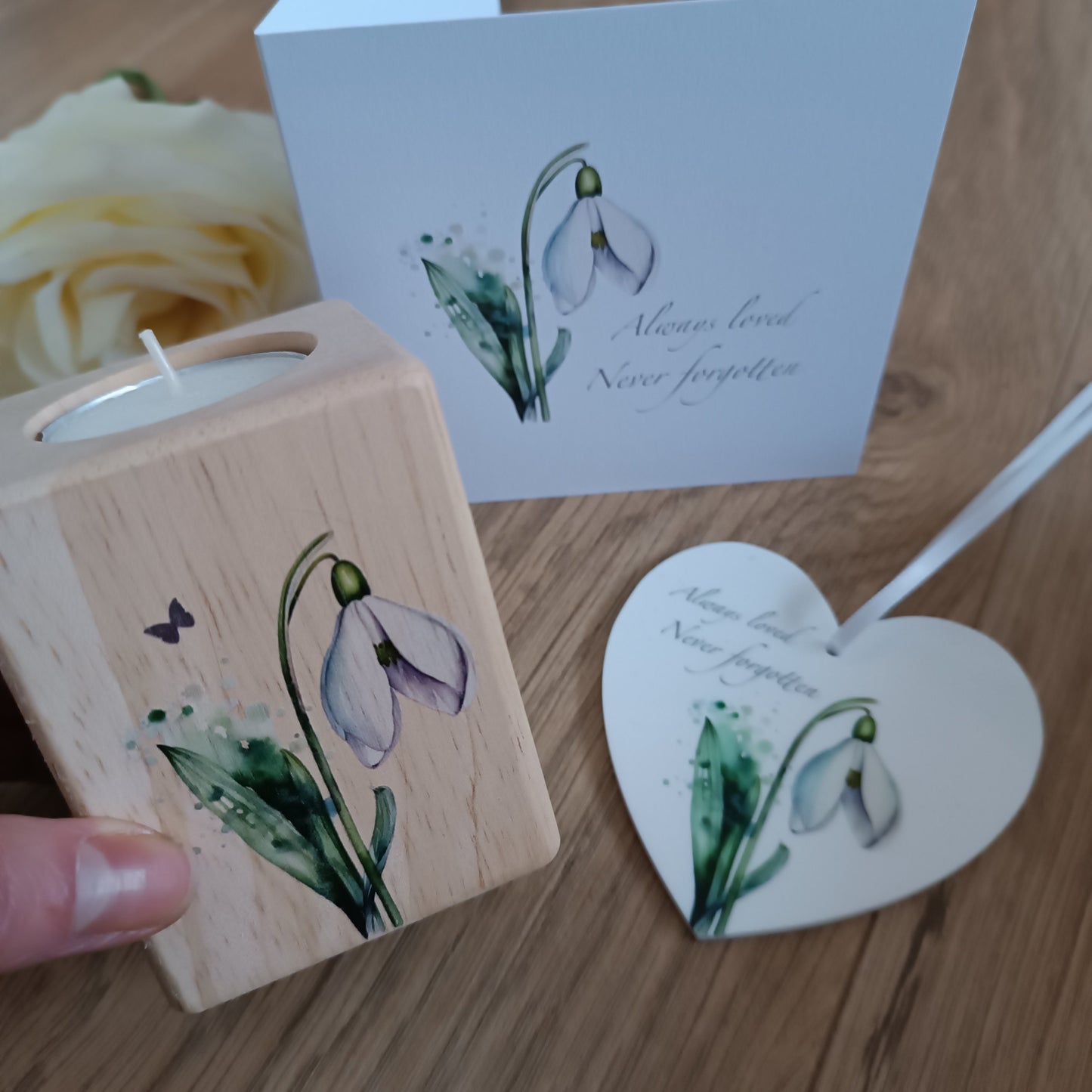 Little Snowdrop Gift Set / Babyloss / BLAW Candle / Miscarriage / Stillbirth / Snowdrop / Loss of Mum