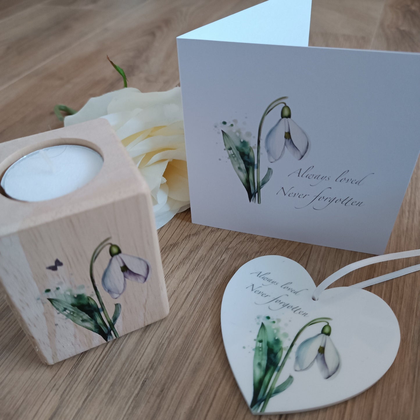 Little Snowdrop Gift Set / Babyloss / BLAW Candle / Miscarriage / Stillbirth / Snowdrop / Loss of Mum