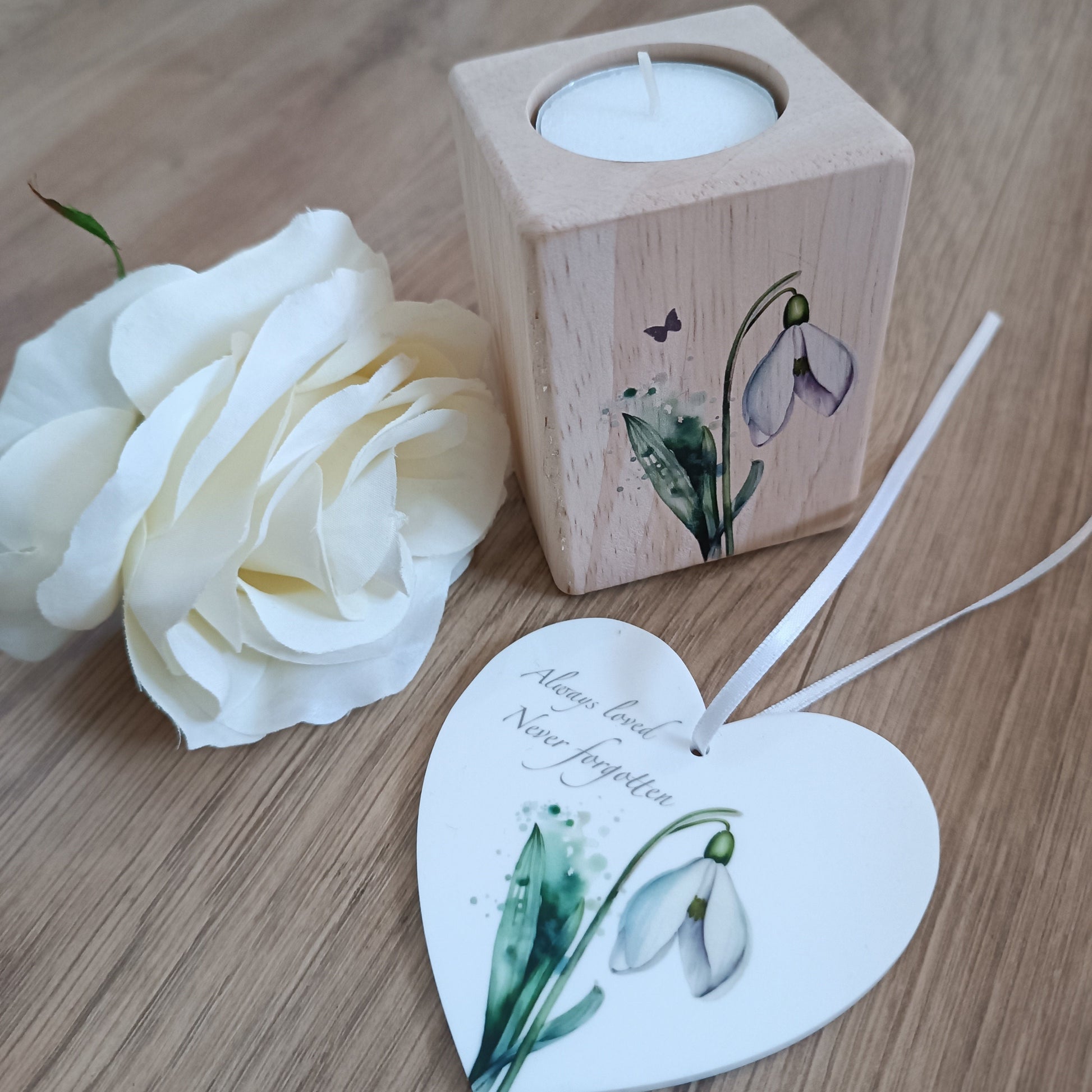Little Snowdrop Gift Set / Babyloss / BLAW Candle / Miscarriage / Stillbirth / Snowdrop / Loss of Mum