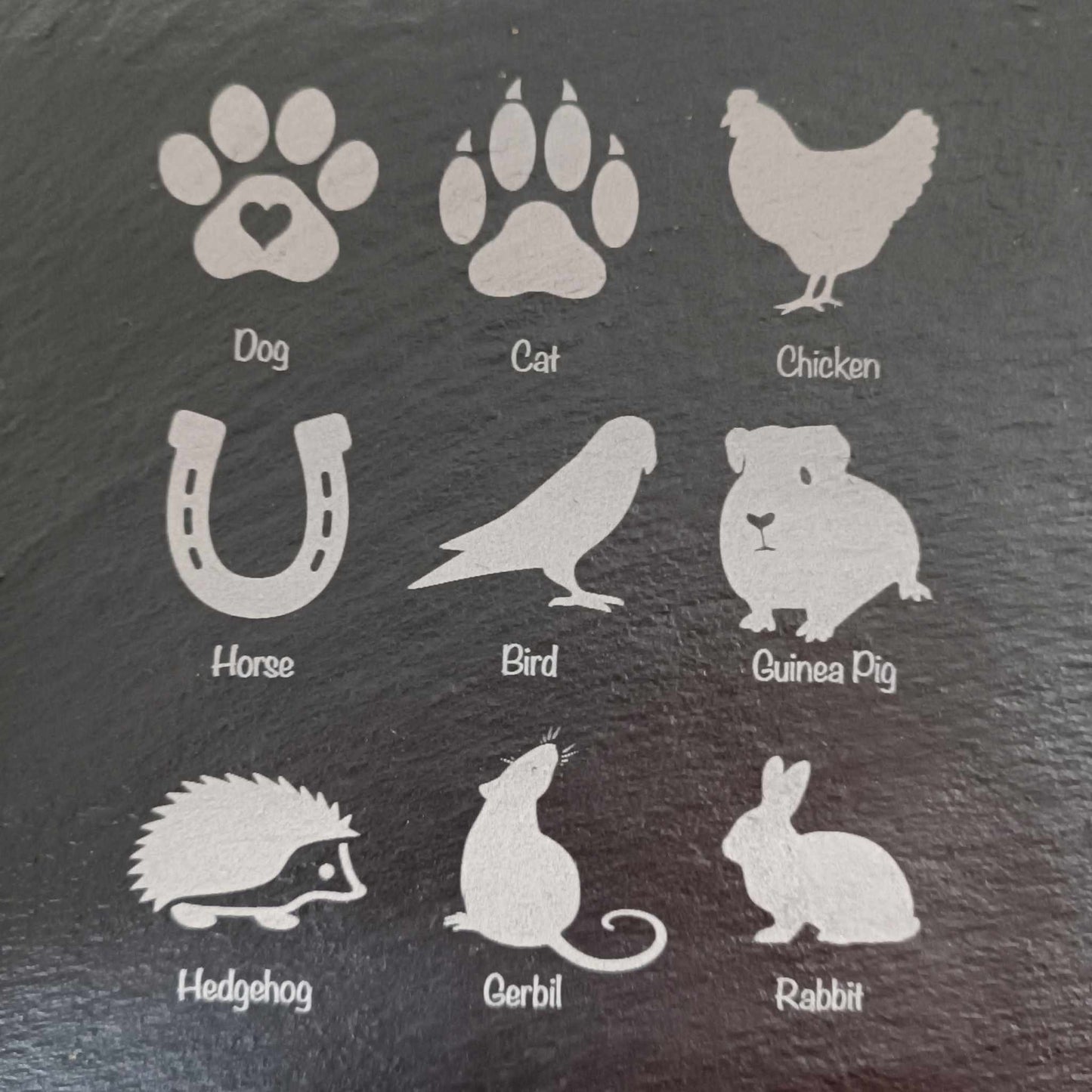 Pet Memorial PHOTO Garden Slate and Hook / Pet loss / Memorial Plaque / Loss of Dog / Pet Bereavement Gift