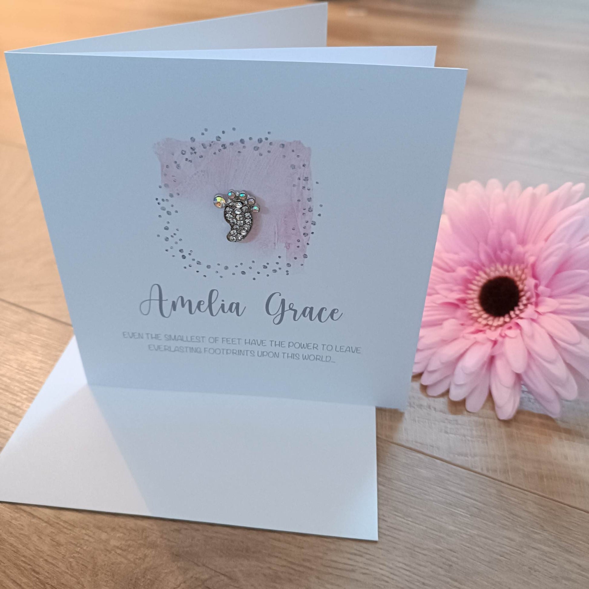 Baby Loss Card 'Baby Foot' - Sympathy / Baby Loss / Stillbirth / Miscarriage Card