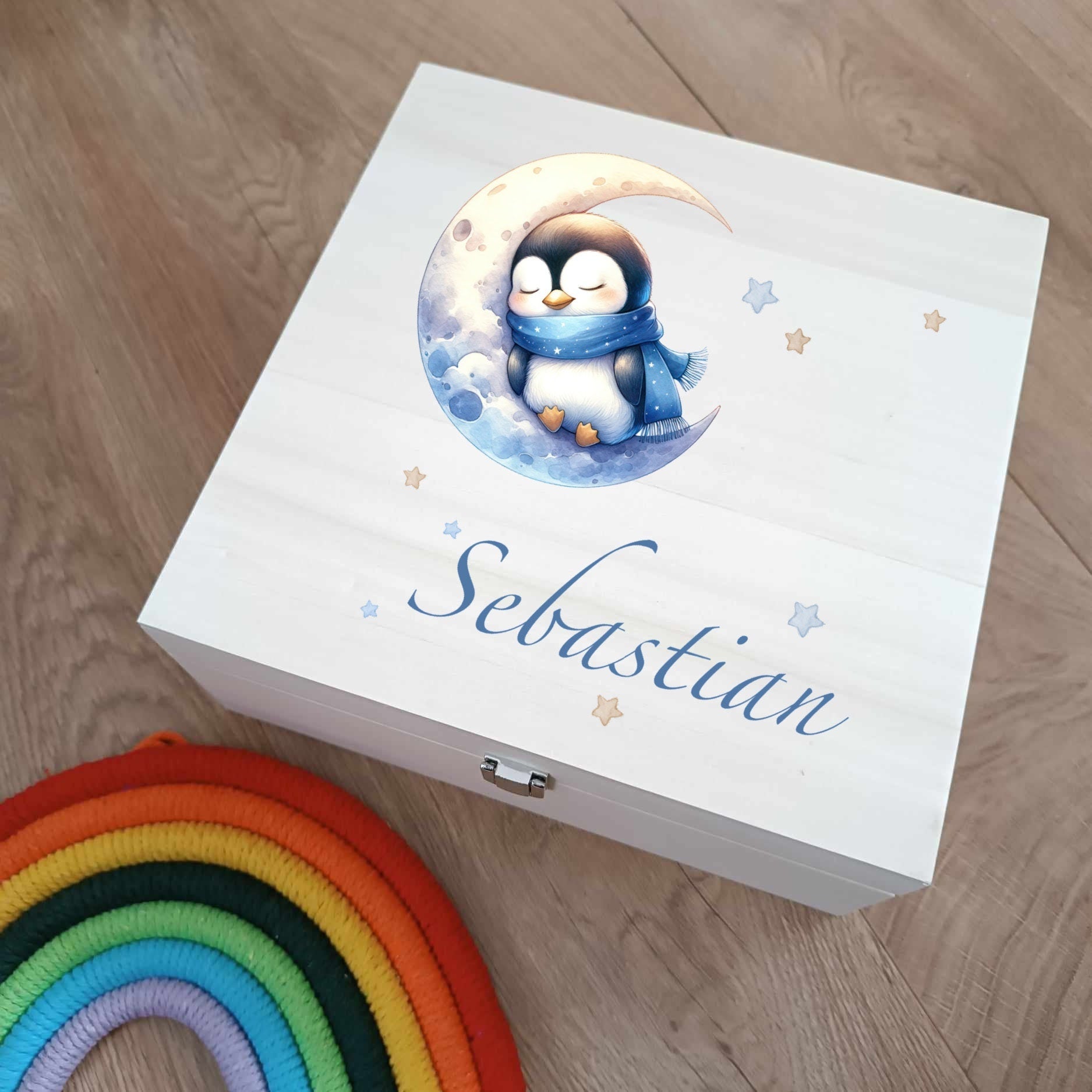 Memory Box | Penguin | New Baby | Keepsake Box / Baby Loss