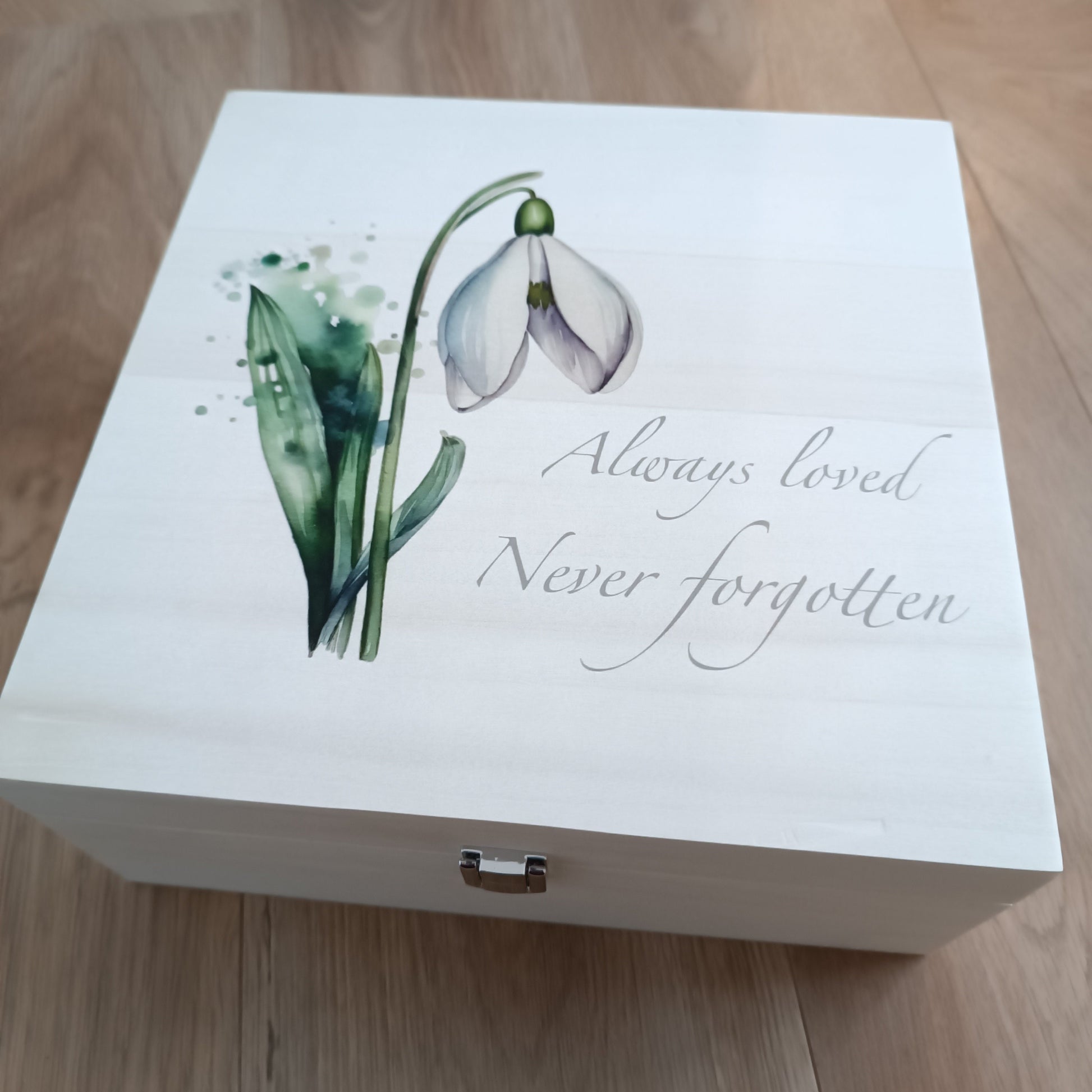 Memory Box | Snowdrop | Flower | Always Loved Never Forgotten | Baby Loss