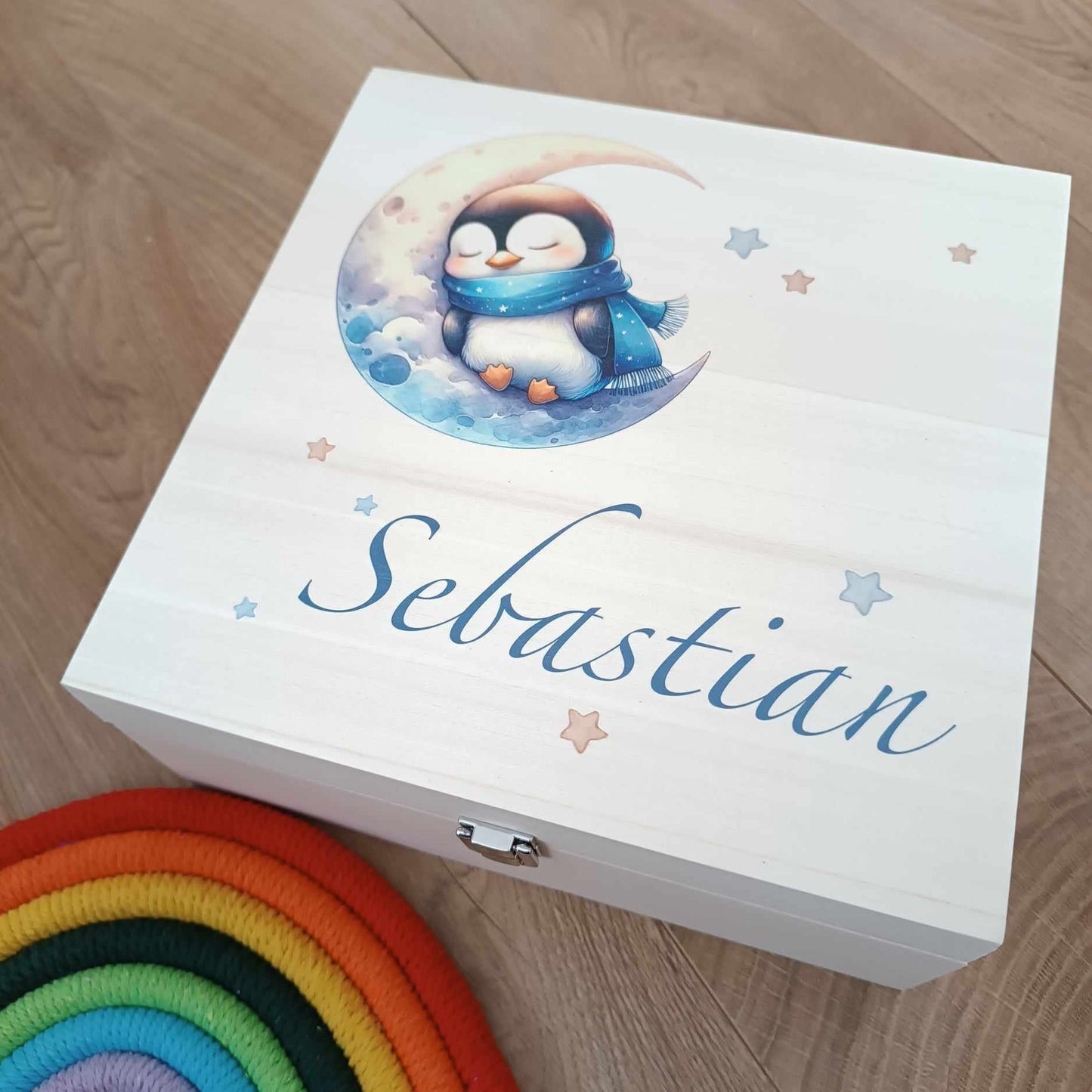 Memory Box | Penguin | New Baby | Keepsake Box / Baby Loss