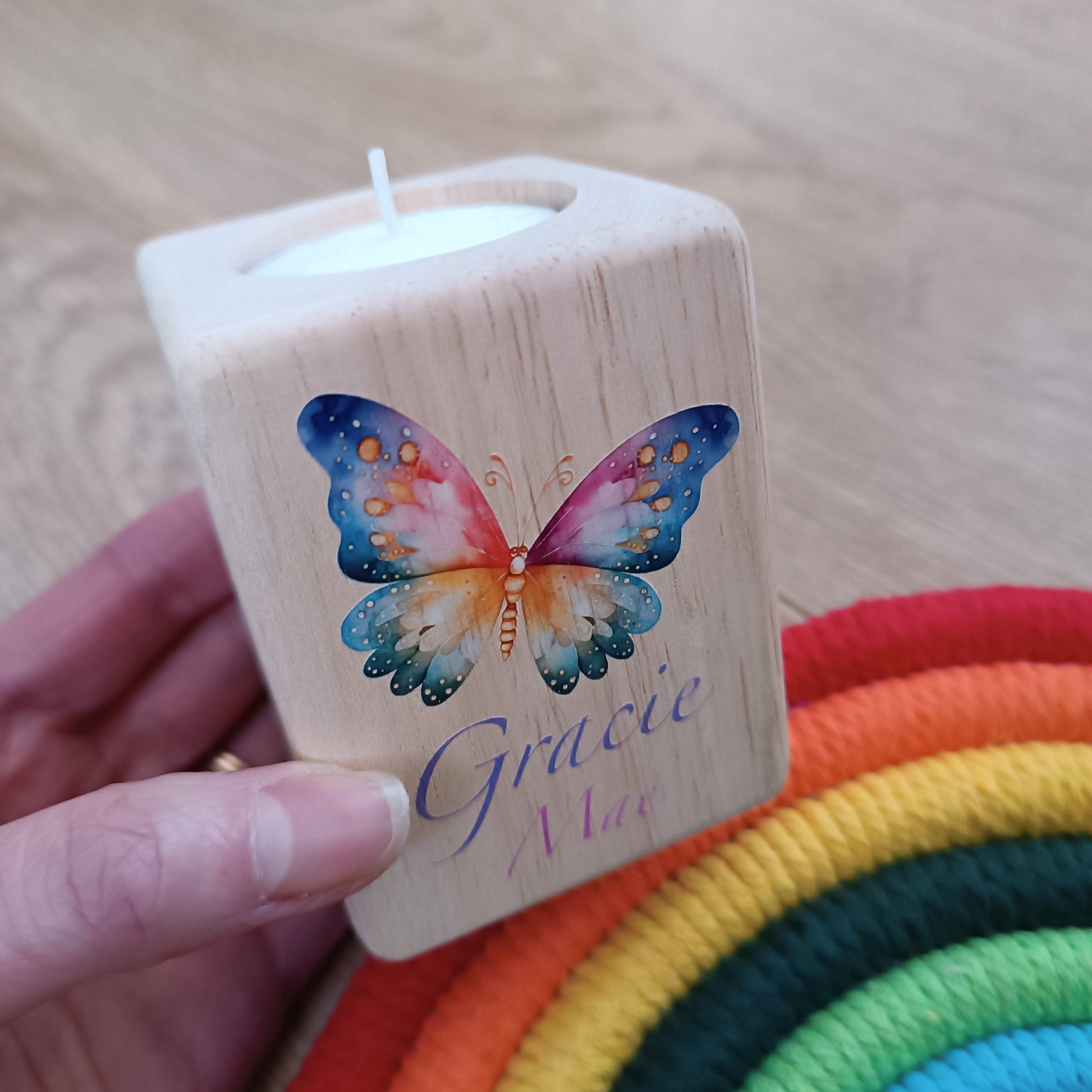Baby loss Butterfly Memorial Candle / Wave of Light / BLAW Candle / Miscarriage / Stillbirth / BLAW 2024