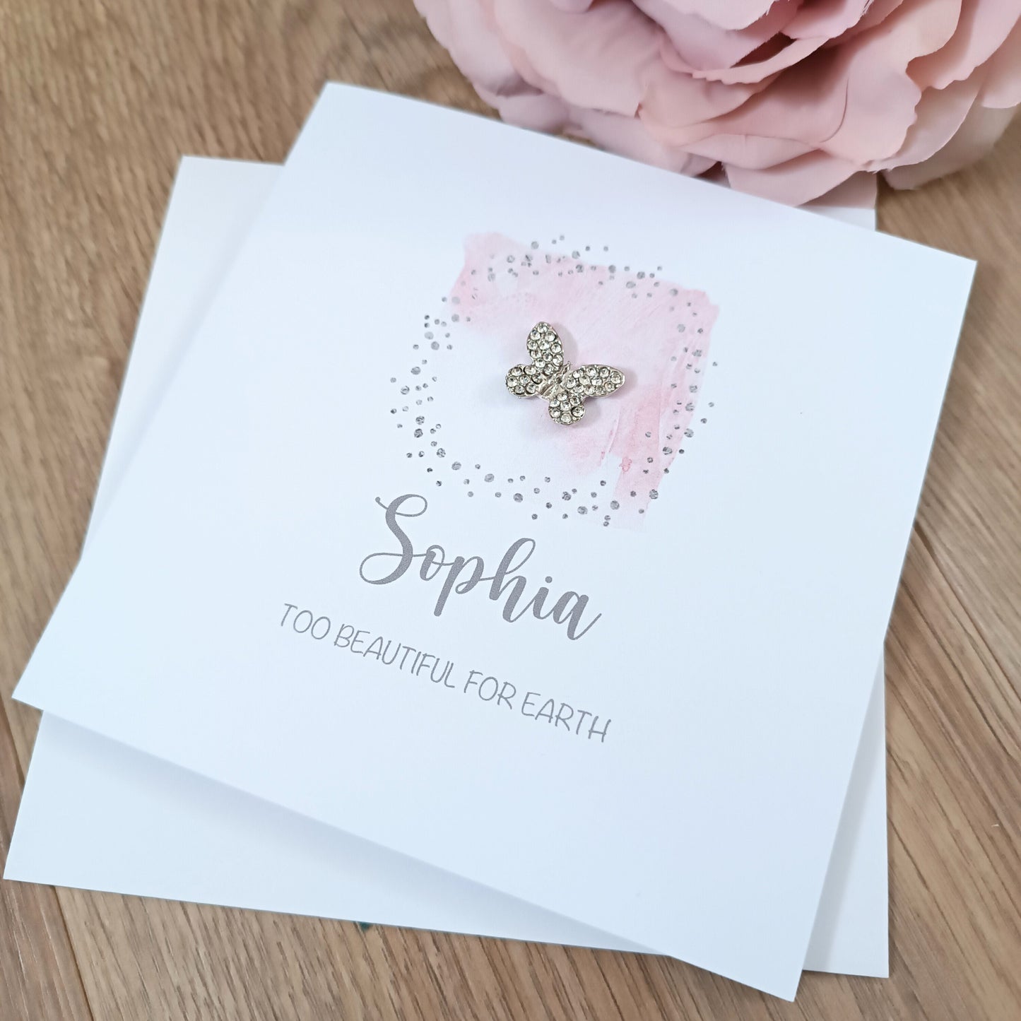Sympathy Card - Butterfly / Loss of Loved One / Baby Loss / Stillbirth / Miscarriage Card