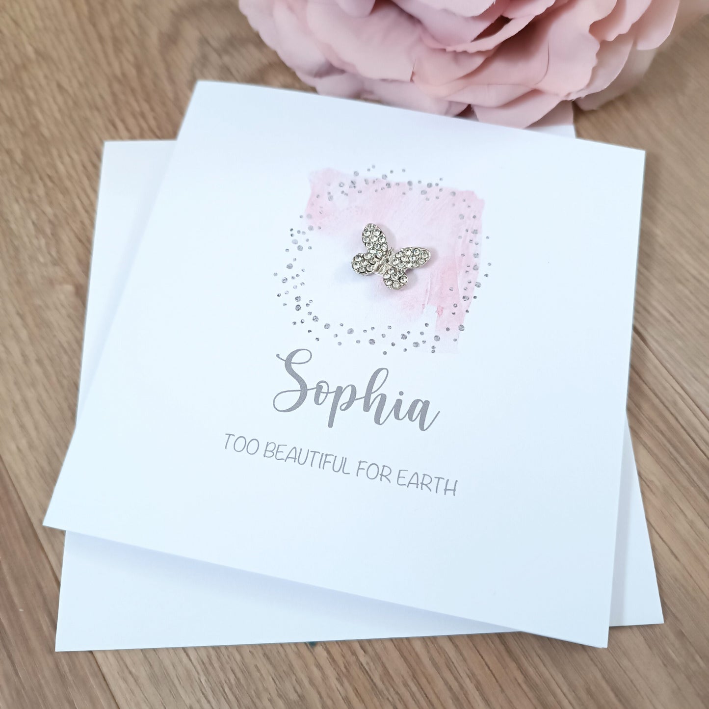 Sympathy Card - Butterfly / Loss of Loved One / Baby Loss / Stillbirth / Miscarriage Card