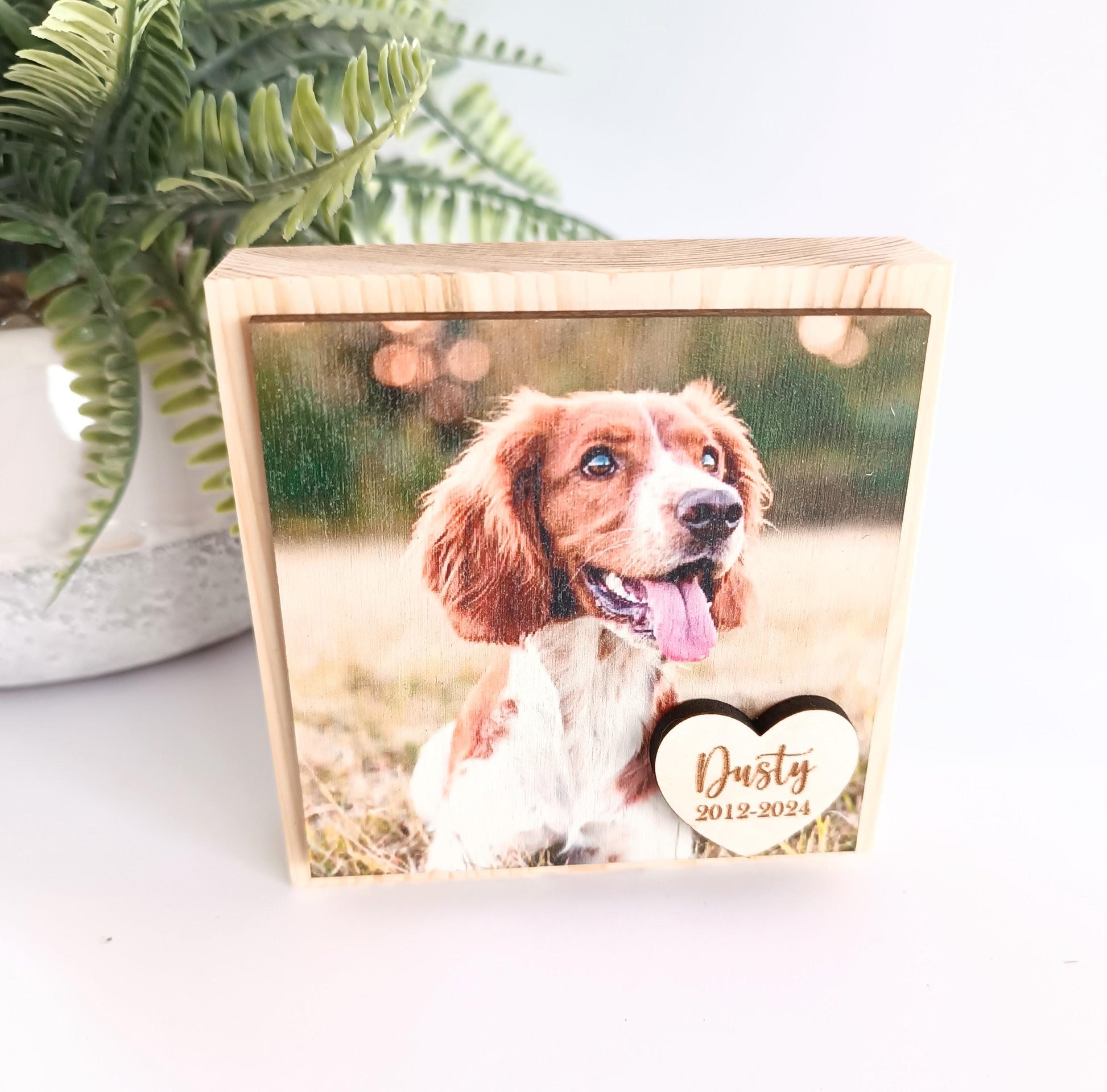 Pet Photo Block | Photo Gift | Personalised Photo | Gift for Her | Gift for Him | Wooden Block