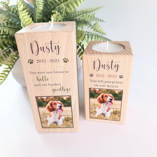 Pet Memorial Candle | Loss of Dog | Pet Candle | Light a candle