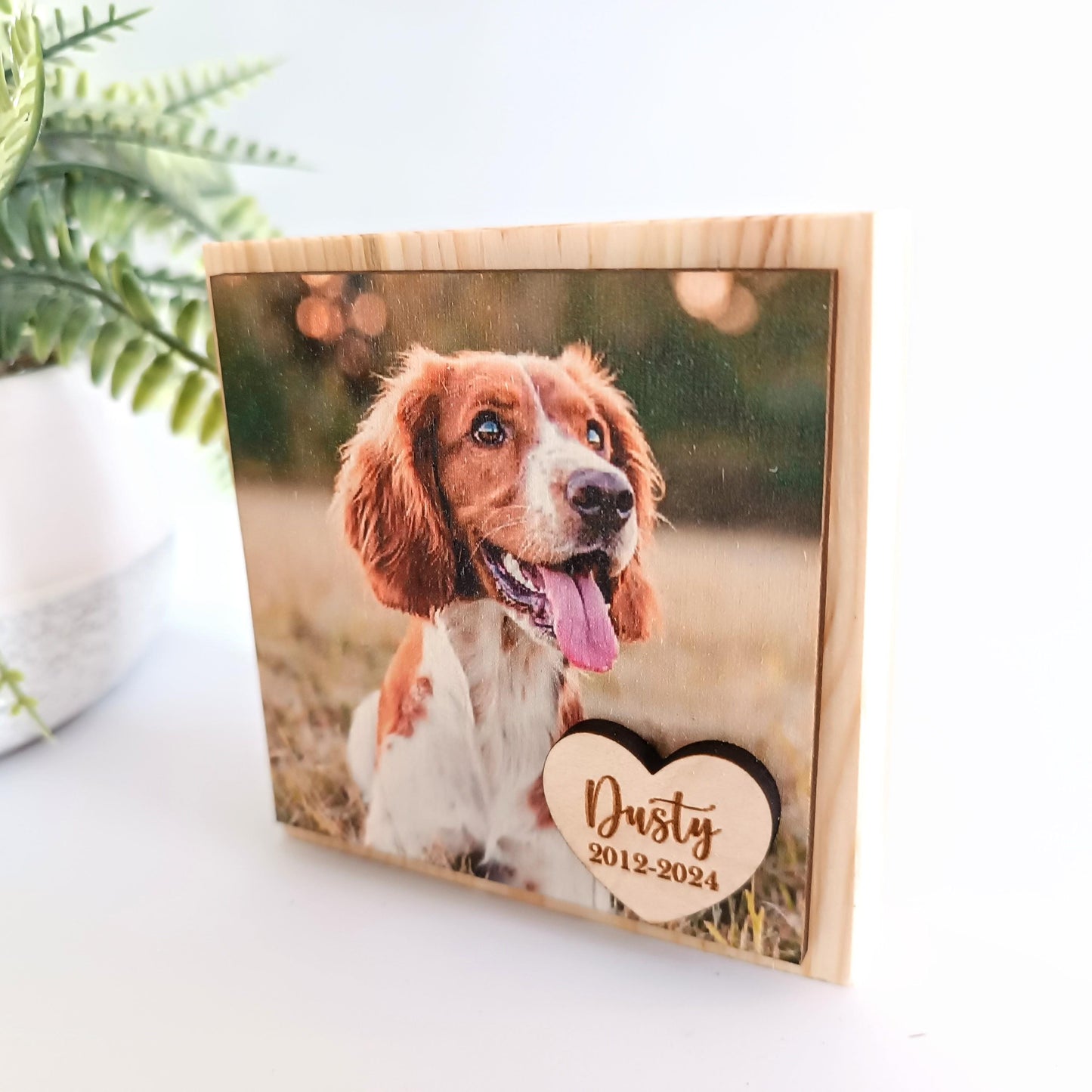 Pet Photo Block | Photo Gift | Personalised Photo | Gift for Her | Gift for Him | Wooden Block