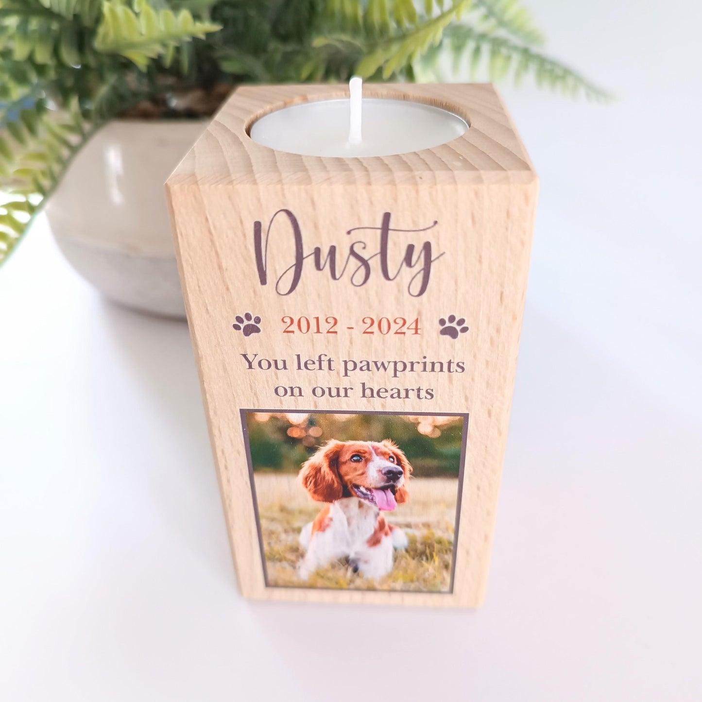 Pet Memorial Candle | Loss of Dog | Pet Candle | Light a candle