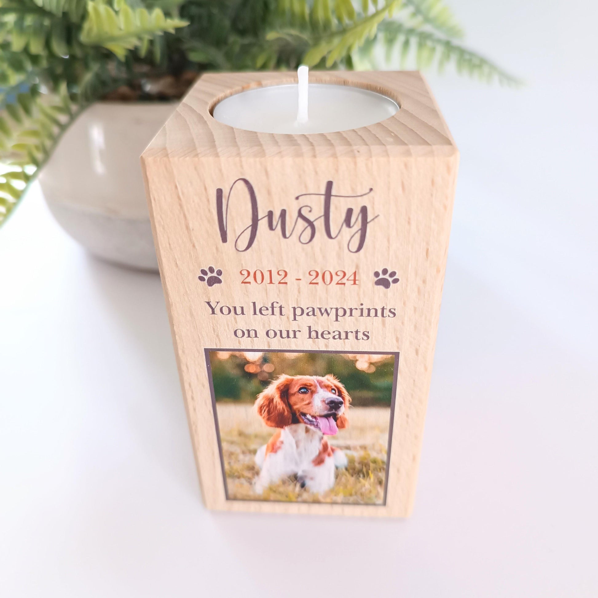 Pet Memorial Candle | Loss of Dog | Pet Candle | Light a candle